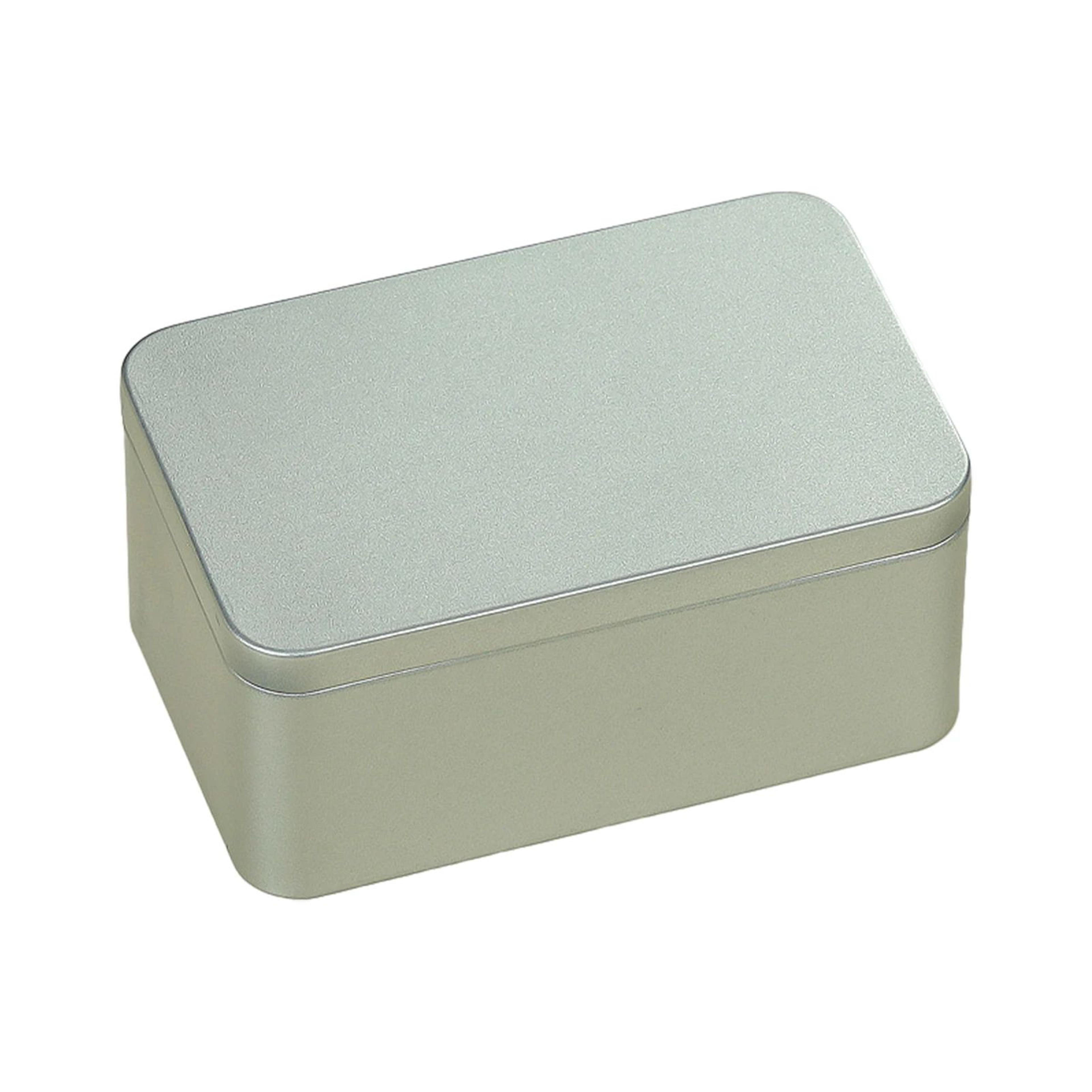 Square Metal Tea Storage Tin 14