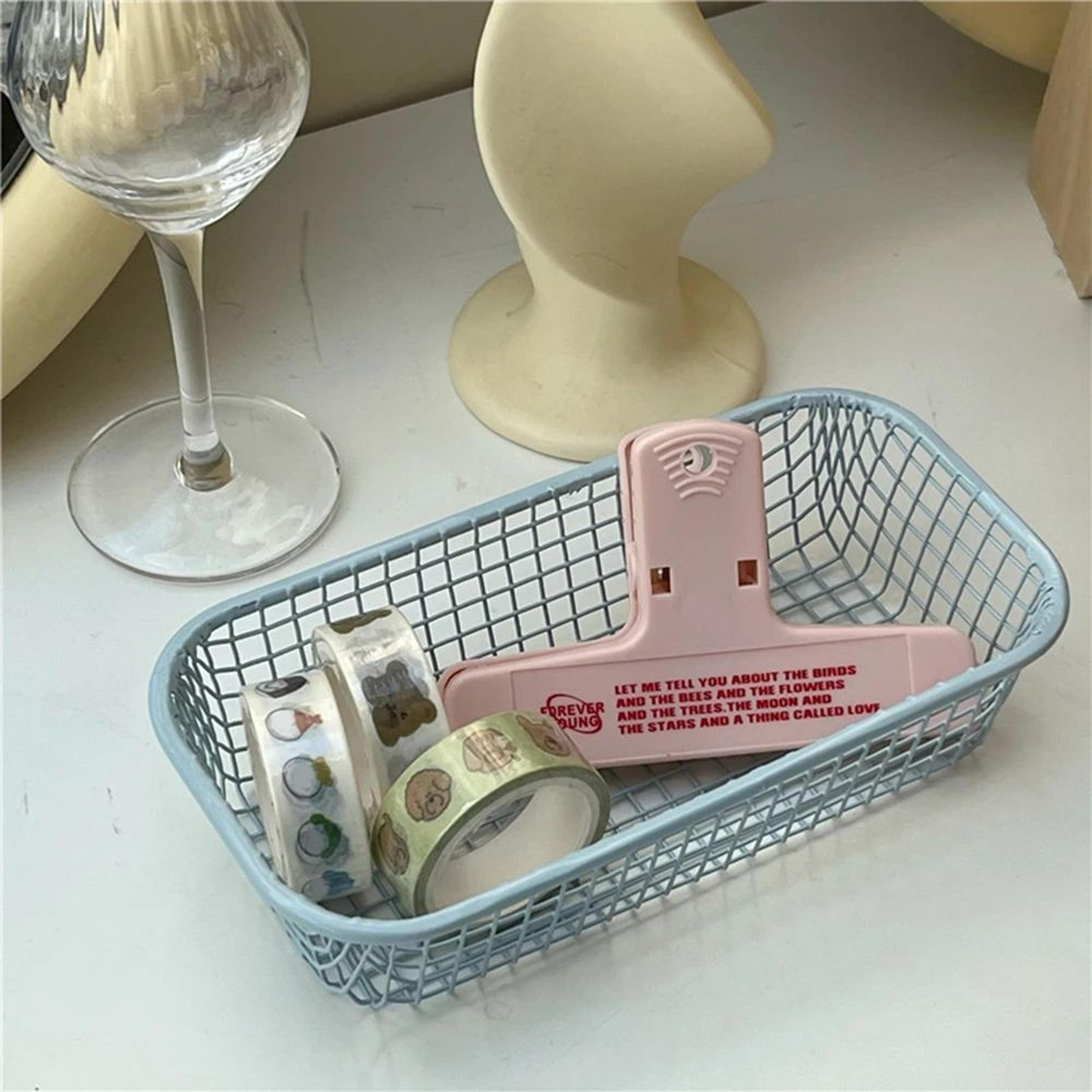 Metal Desktop Storage Basket 8