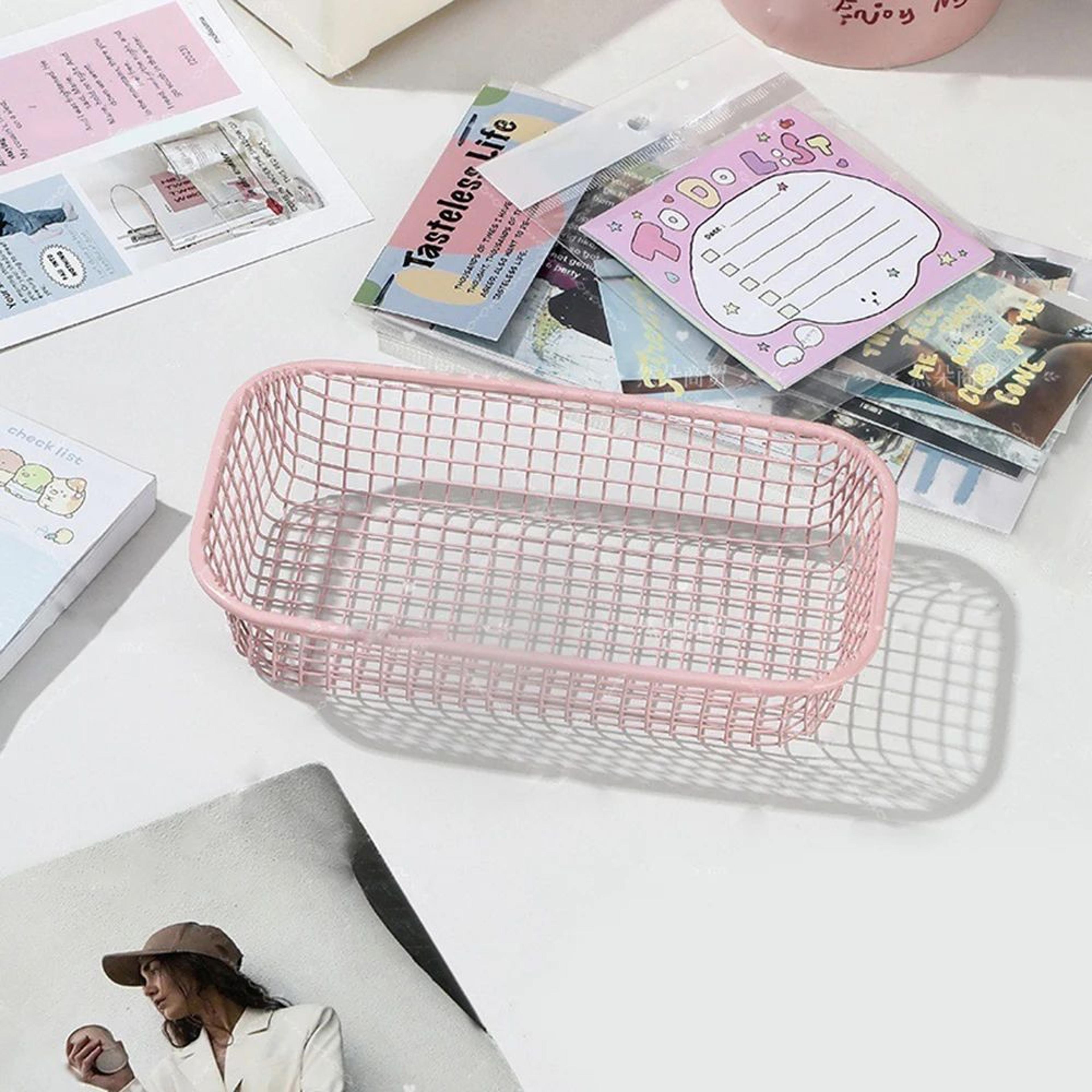 Metal Desktop Storage Basket 15
