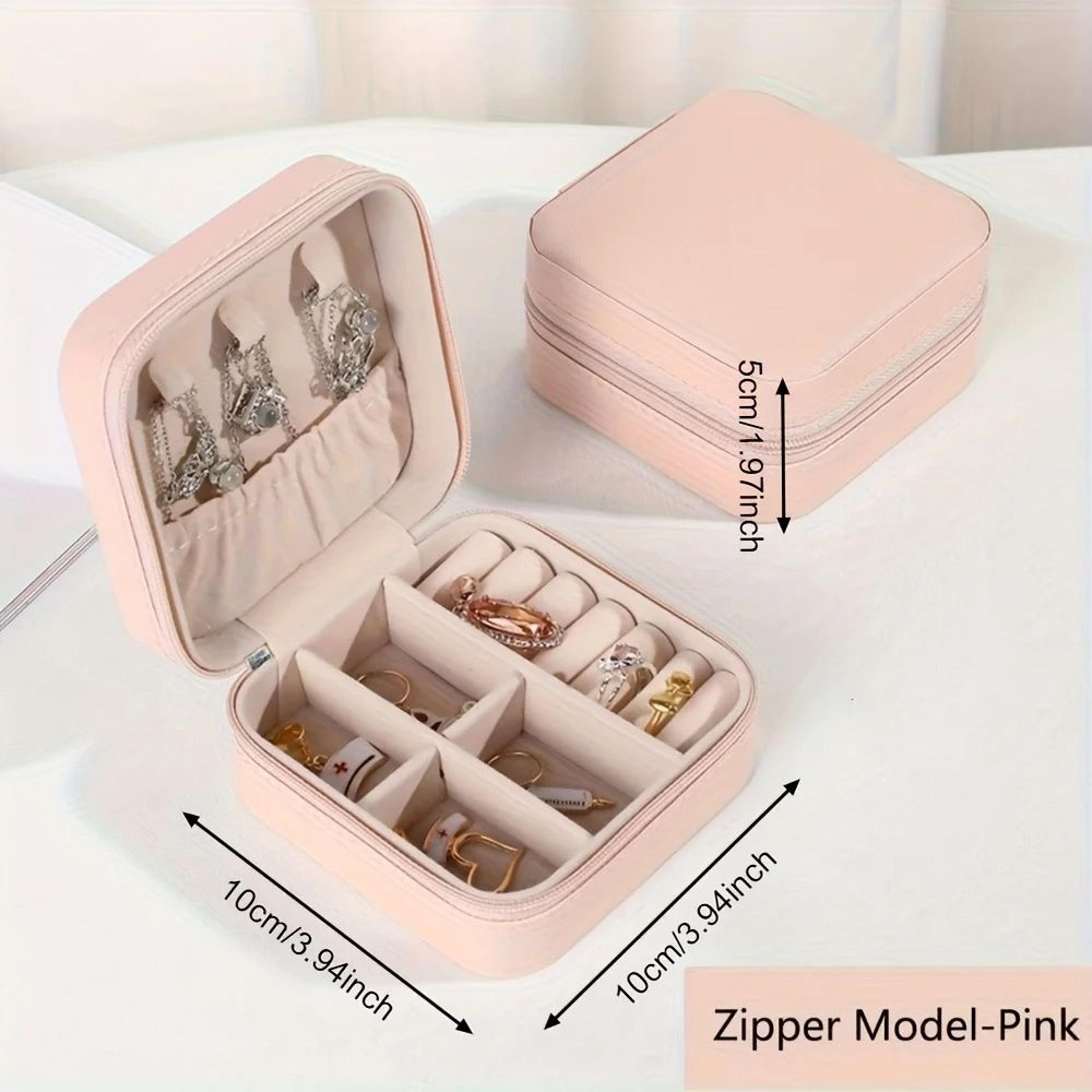 Mini Pink Jewelry Storage Box Set 2