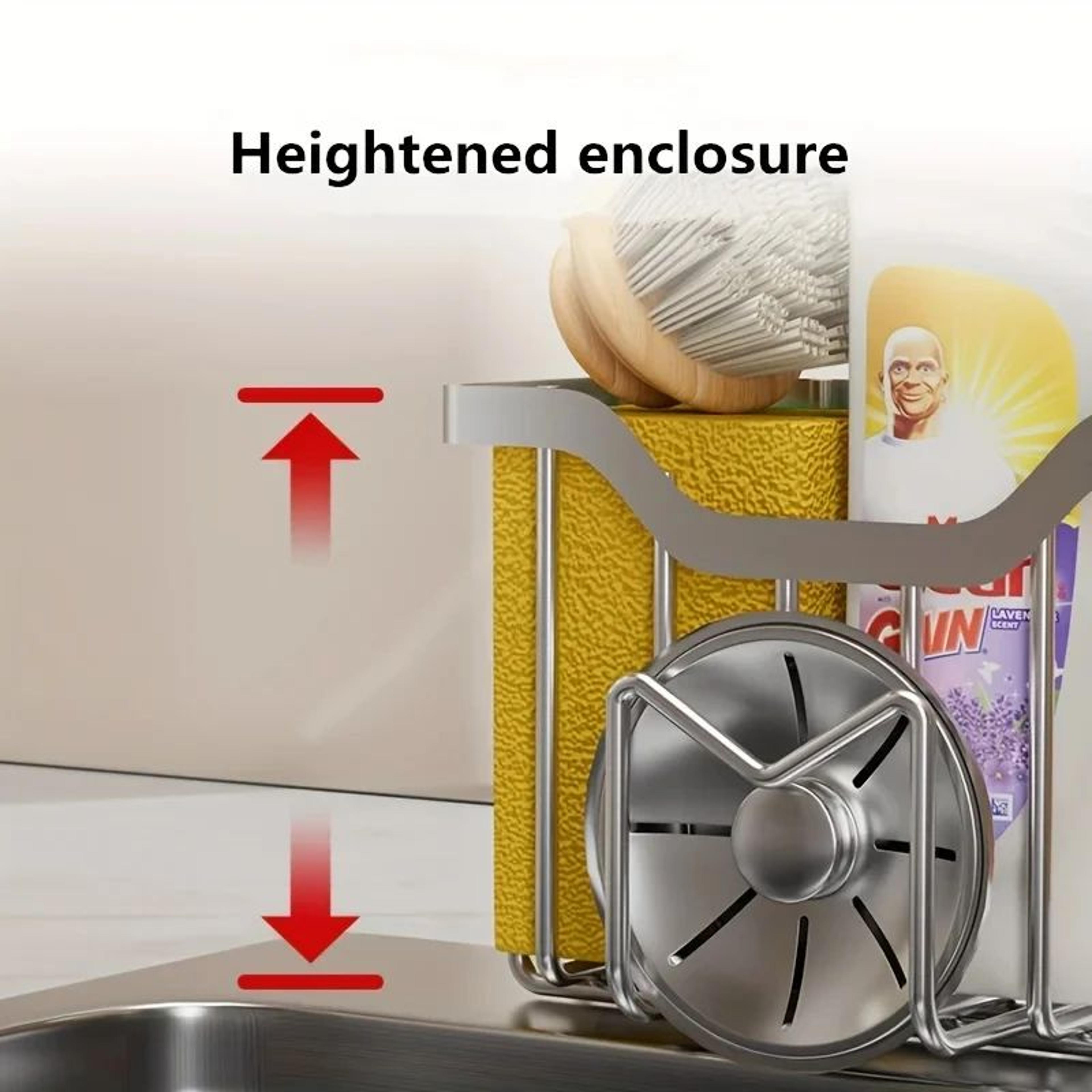 Stainless Steel Sink Sponge Holder 2