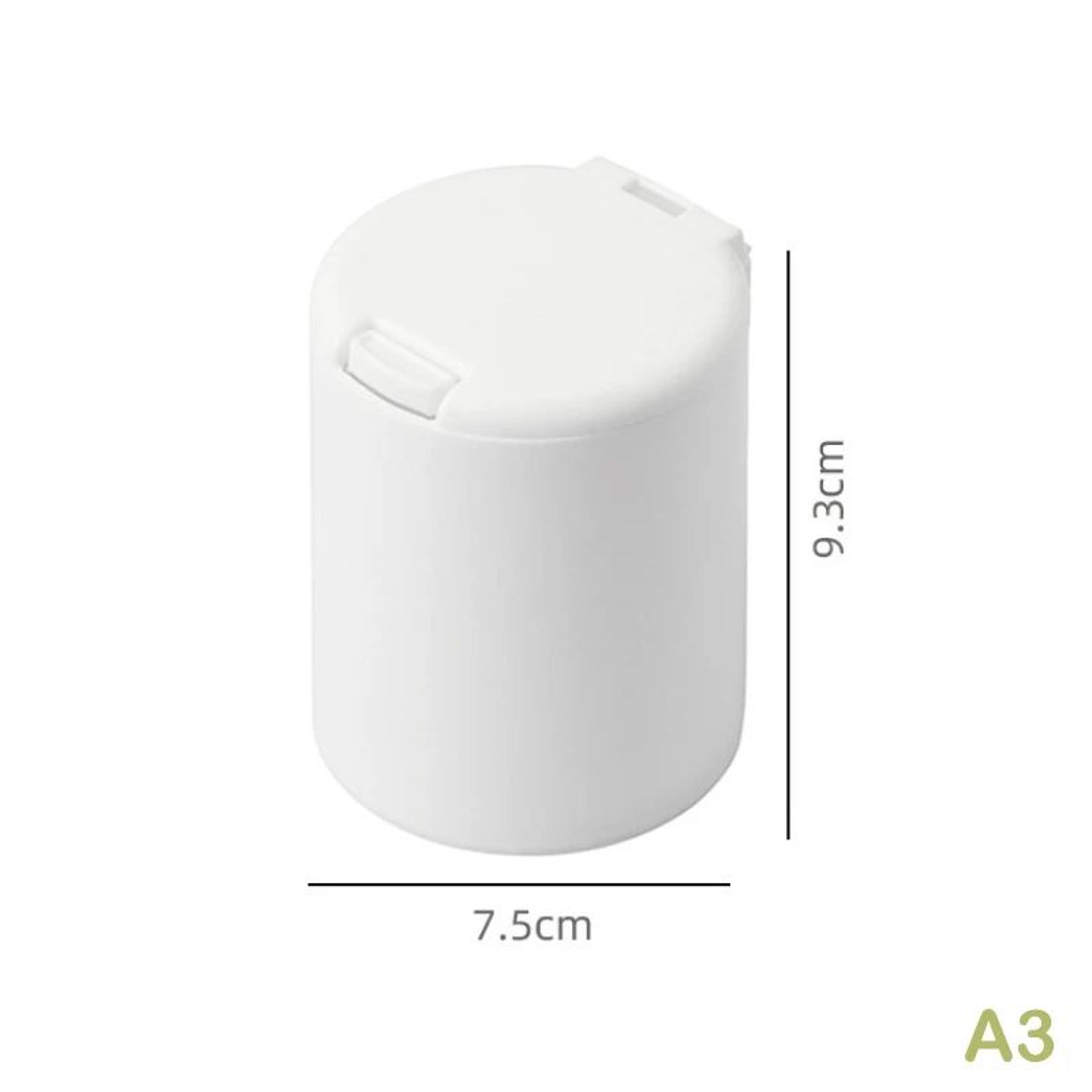 White Large Capacity Desktop Storage Box Organizer 8