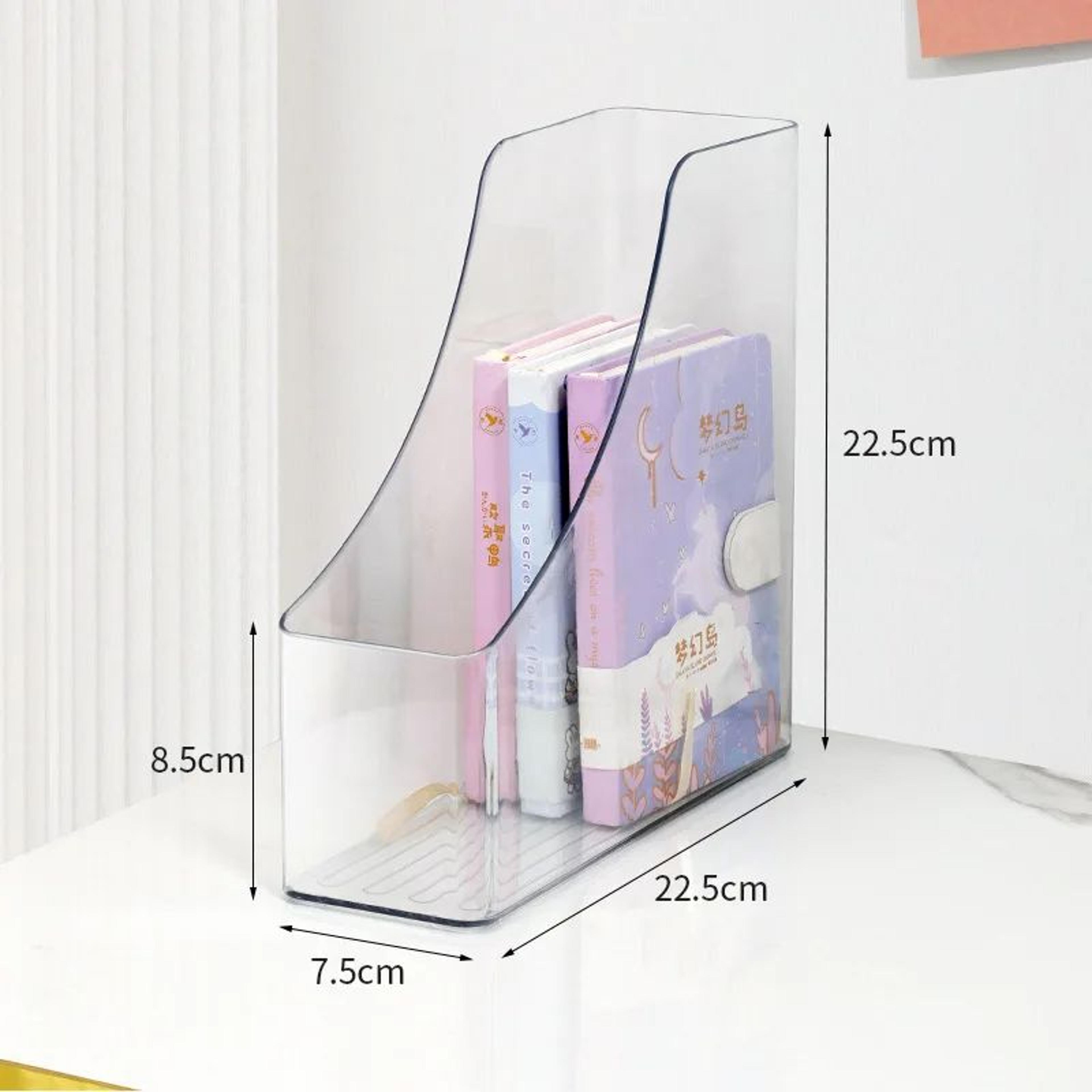 A4 Transparent Acrylic Vertical Desktop Organizer Shelf 5