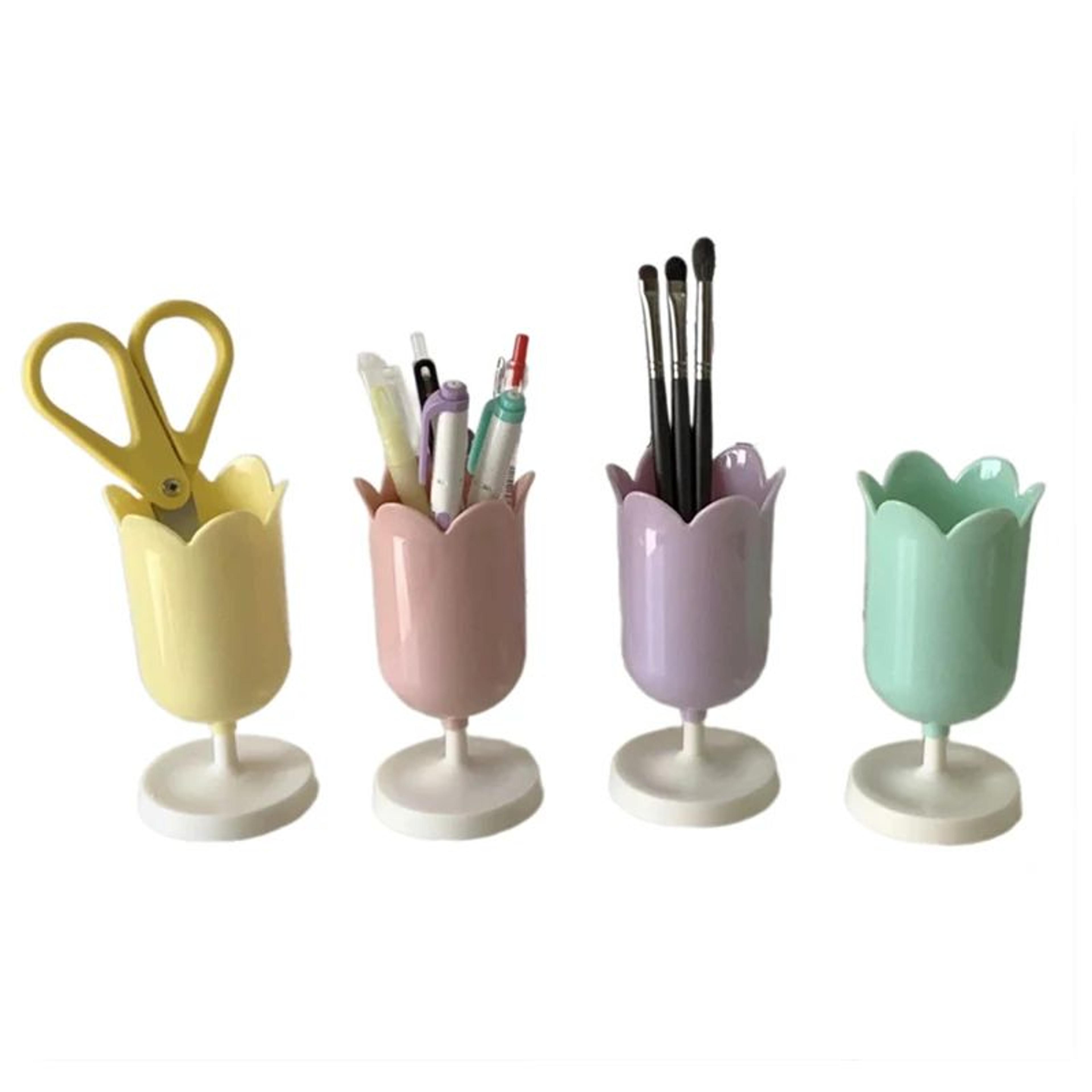 INS Tulips Large Pen And Brush Holder Desktop Organizer 7