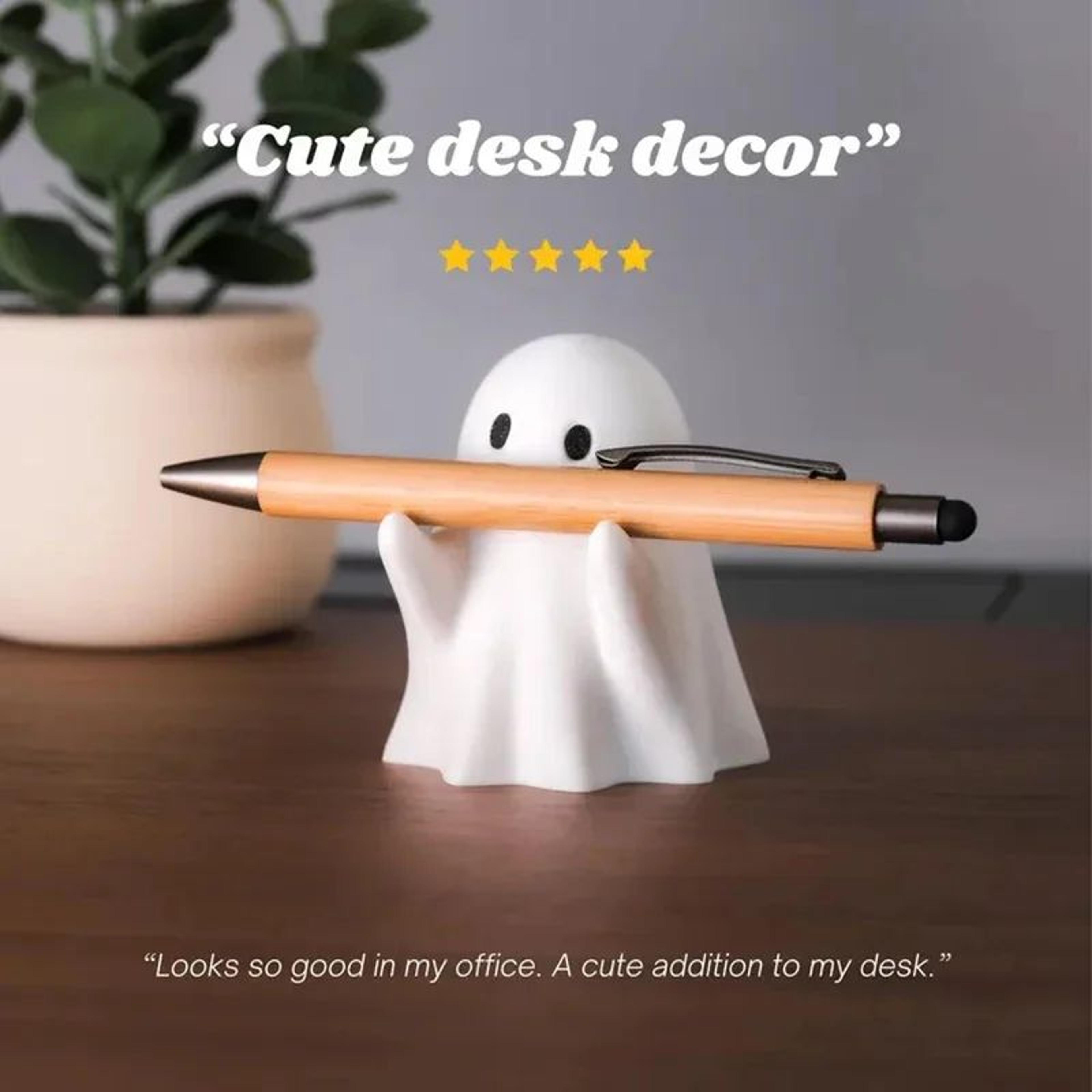 Funny Ghost Pen Holder Desk Organizer 1