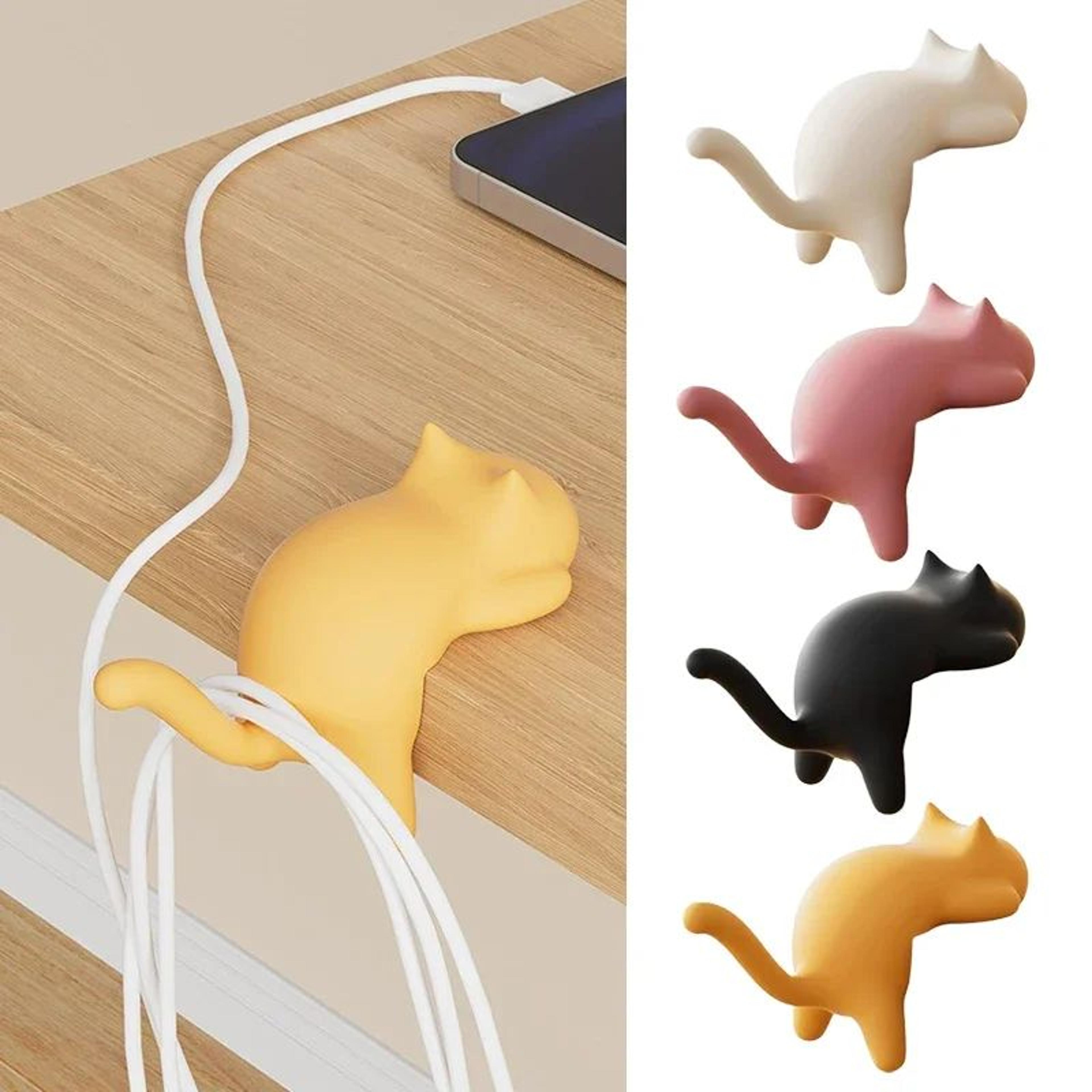 Cute Cat Table Keychain Hook Holder 4
