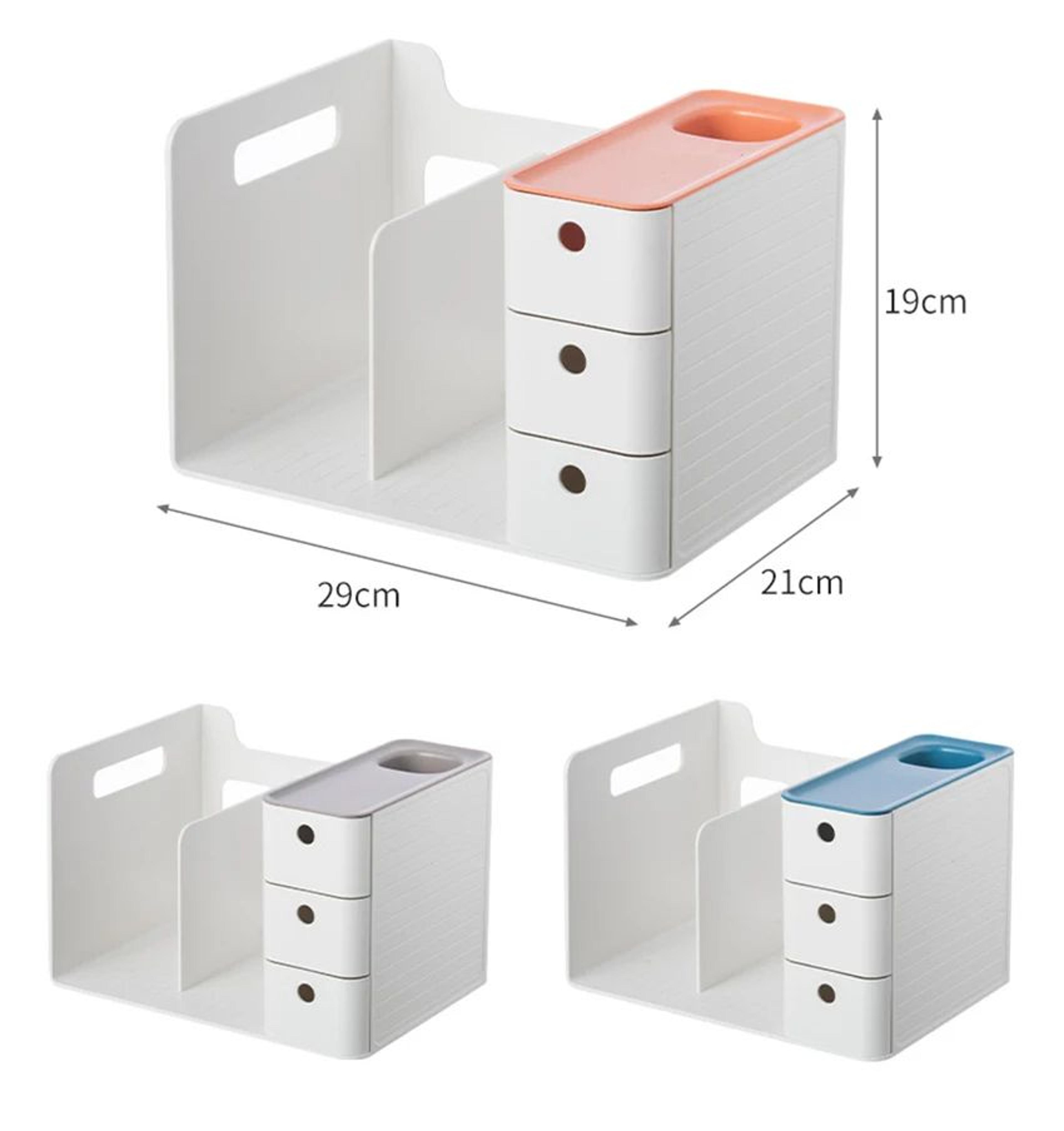 Book Holder Organizer With Dual Drawers 10