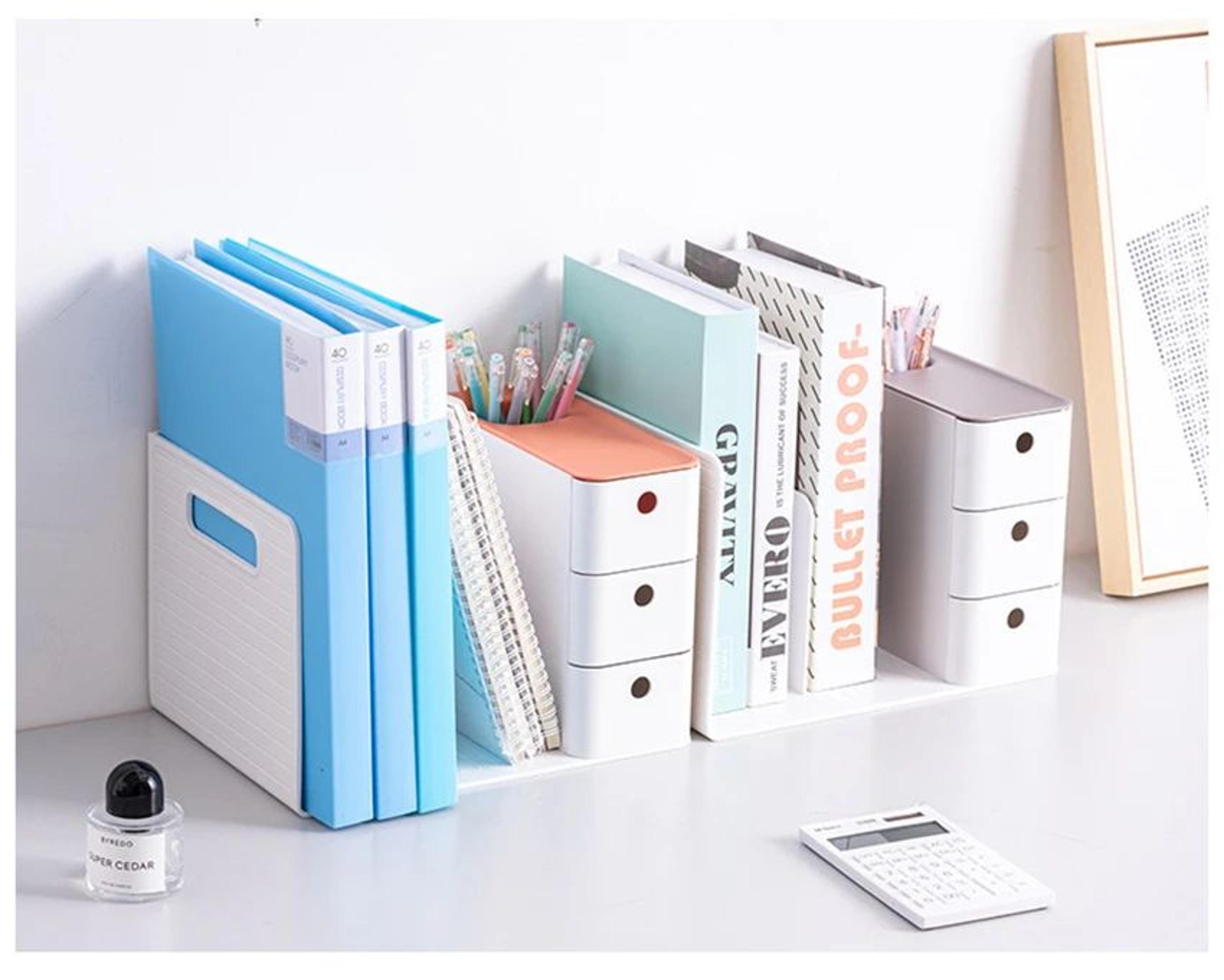 Book Holder Organizer With Dual Drawers 13