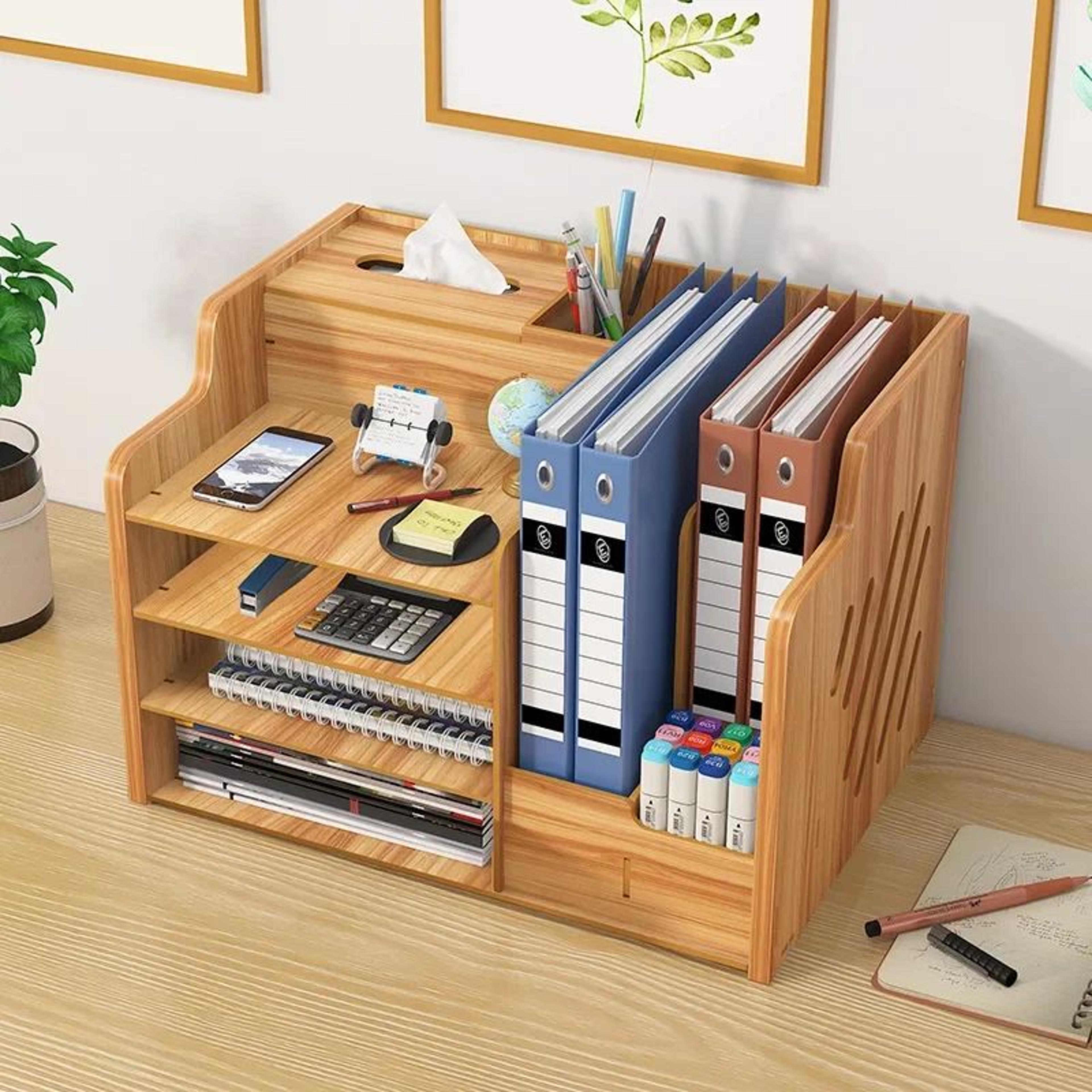 Multi Layer Desktop Storage Box With Lock 2