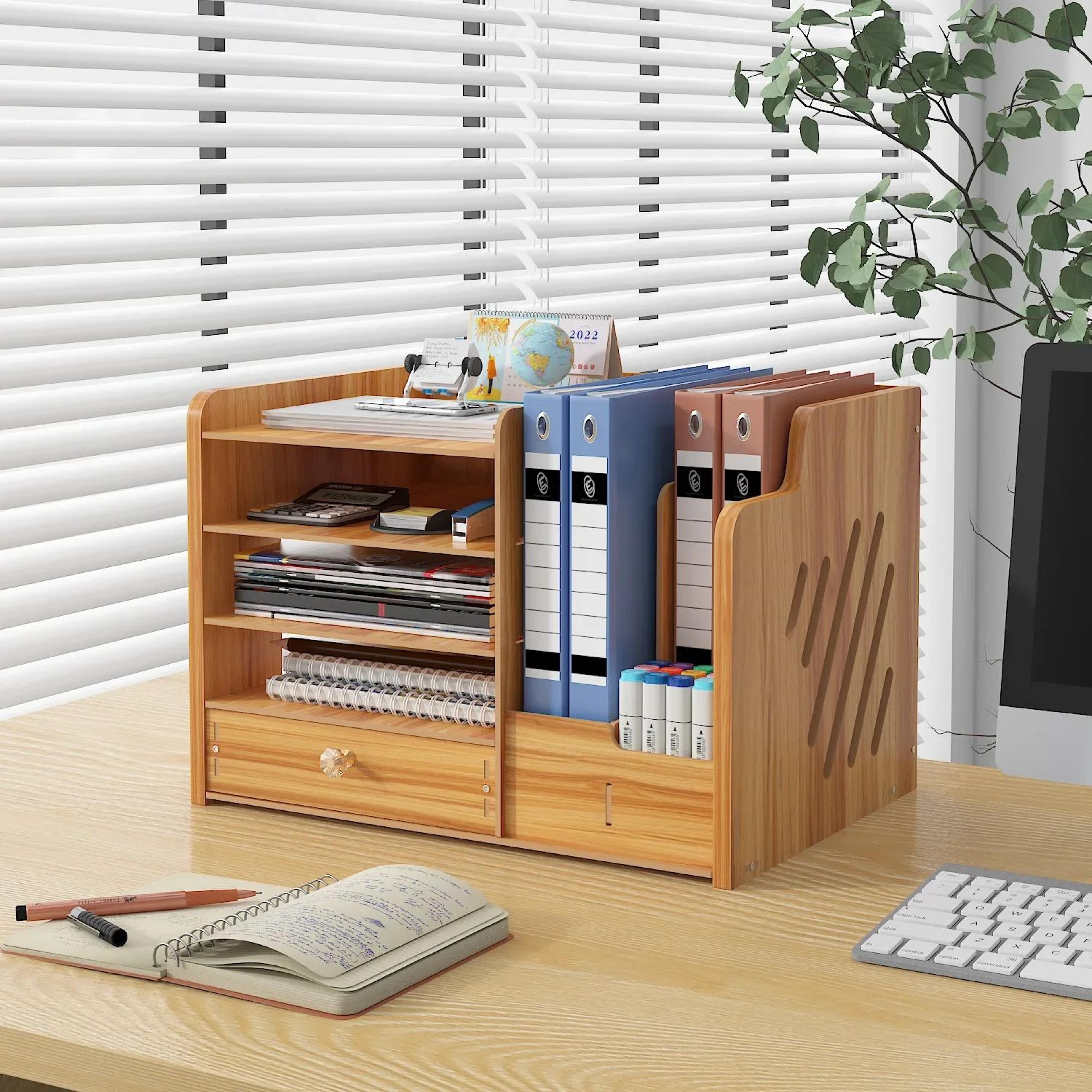 Multi Layer Desktop Storage Box With Lock 5