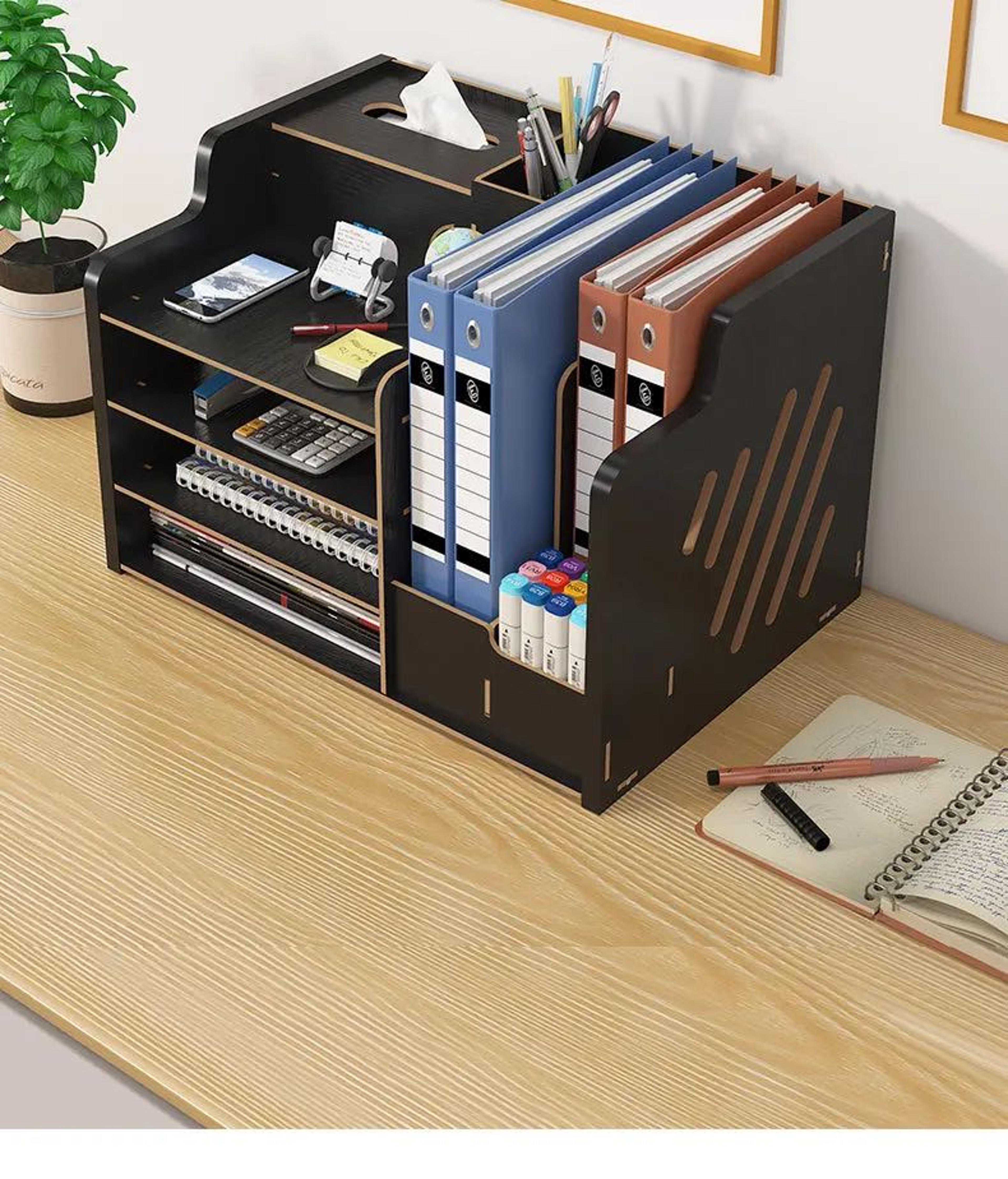 Multi Layer Desktop Storage Box With Lock 9