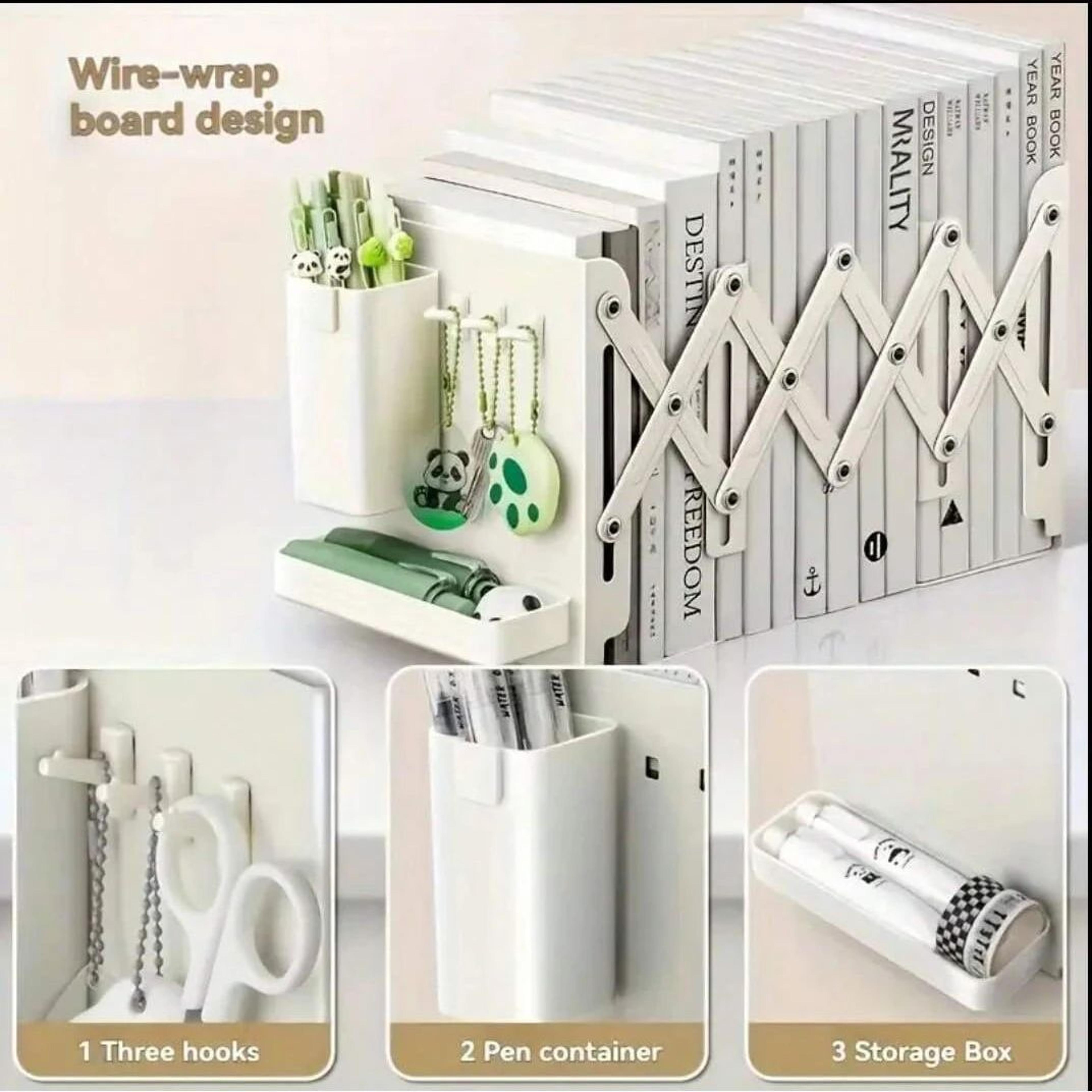 Scalable Folding Desk Organizer Bookshelf 2