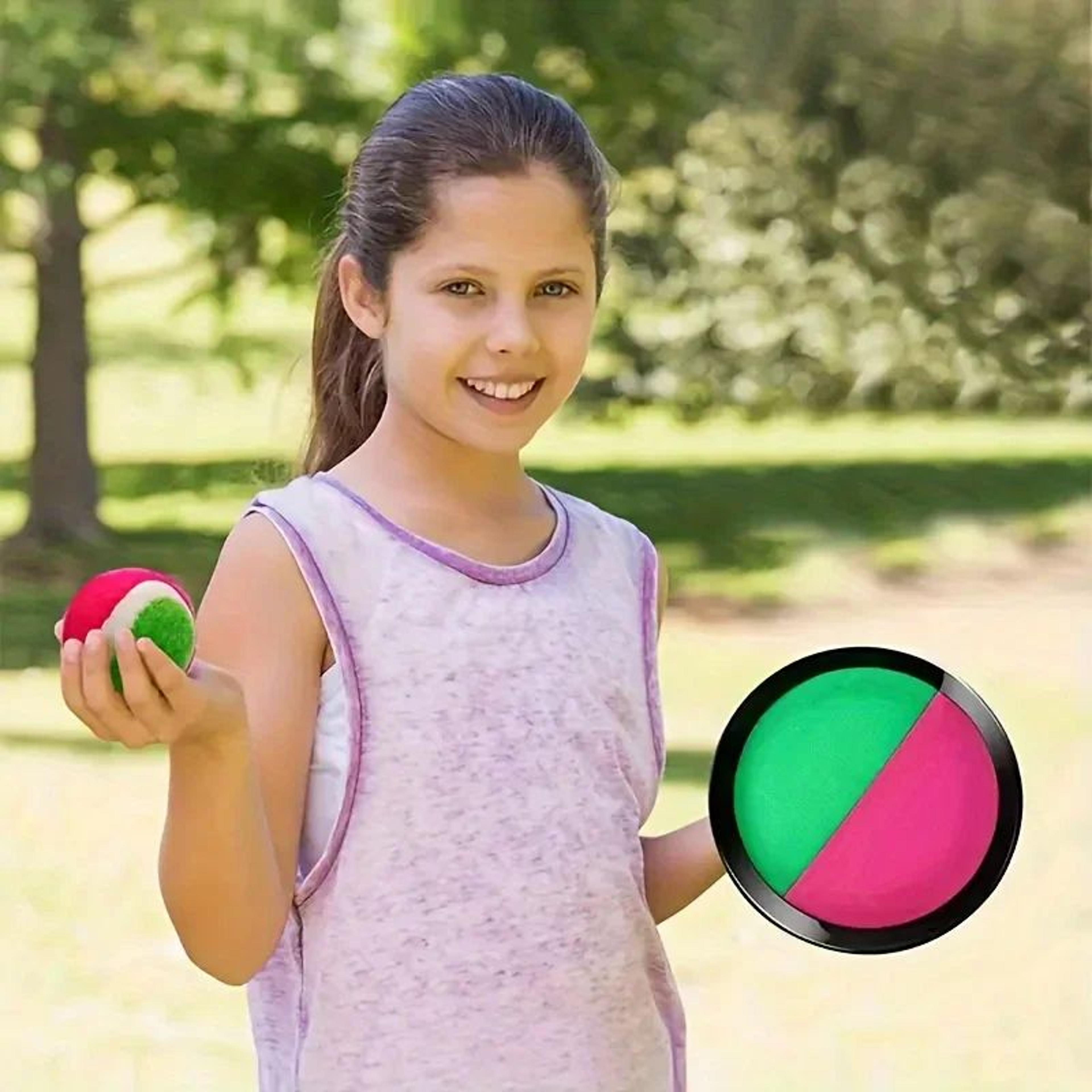 Sticky Ball Paddle Toss Game Set 3