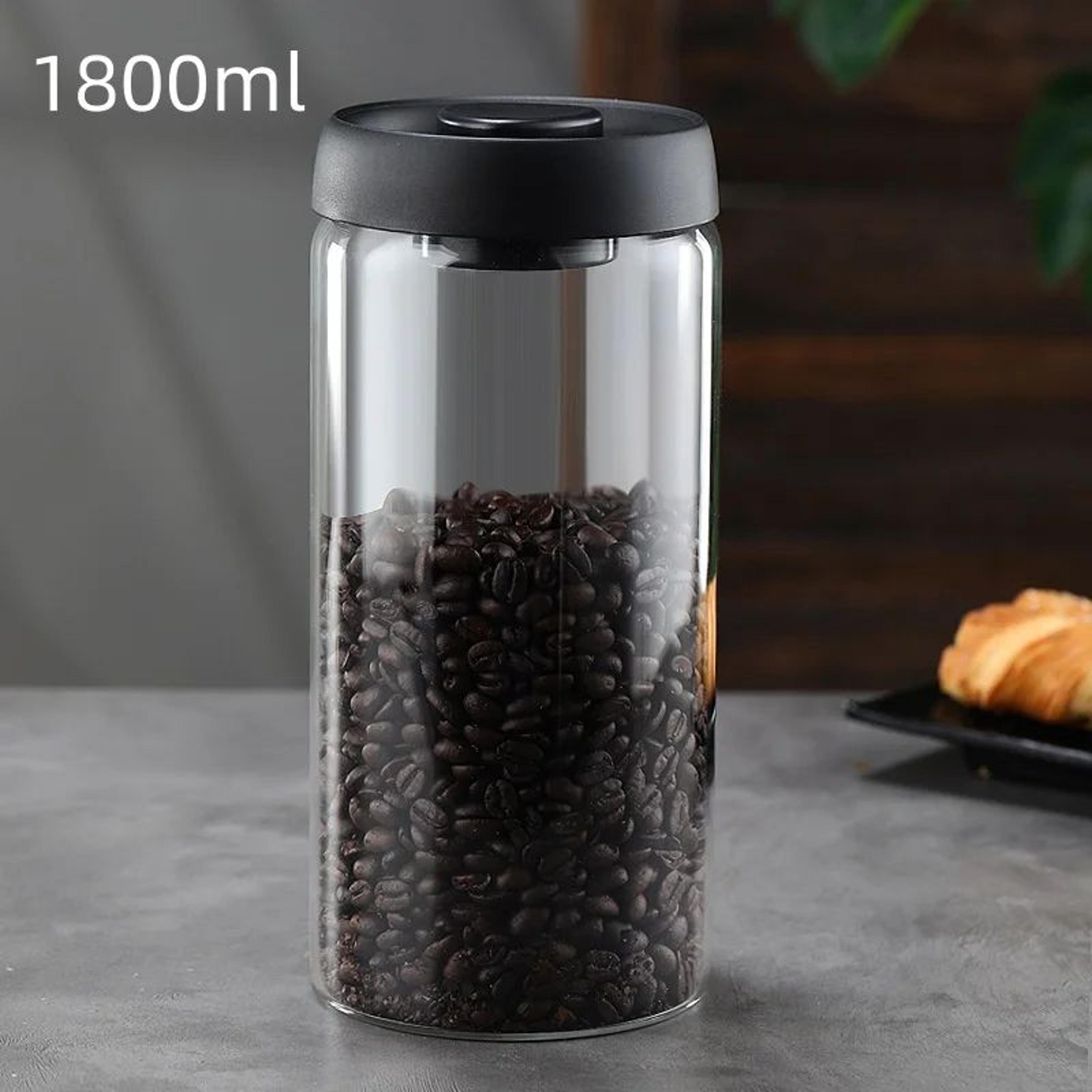 Manual Vacuum Coffee Storage Jar 21