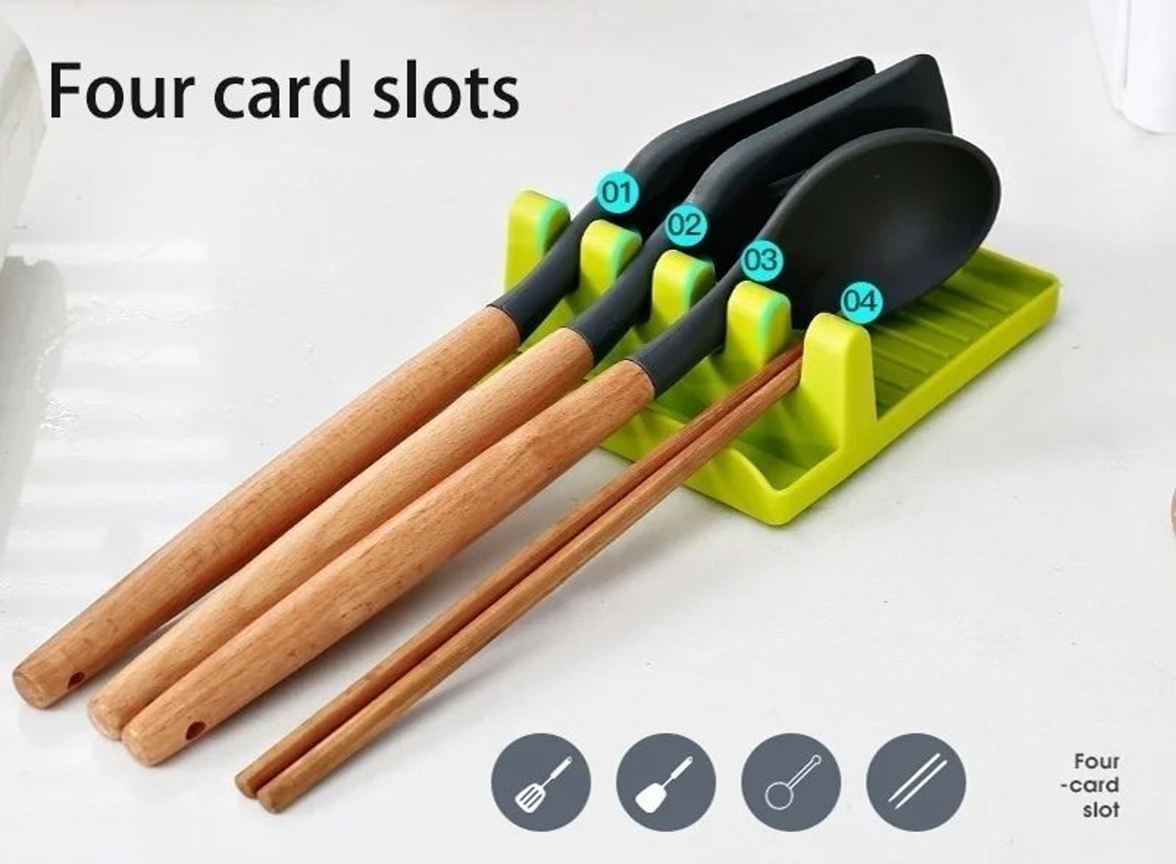 Non Slip Kitchen Utensil Holder Rack 7