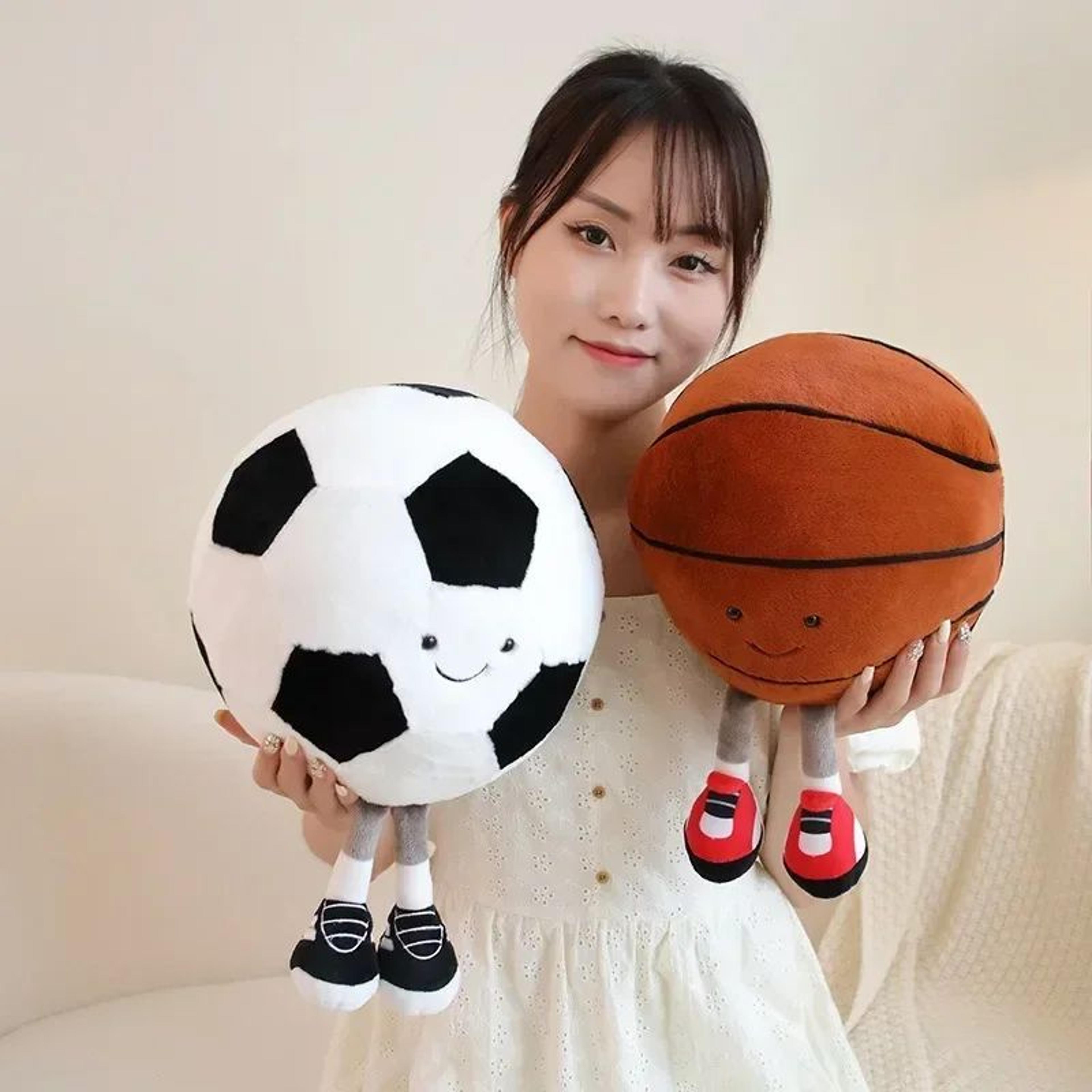 Plush Football And Basketball Sports Toy Pillow 1