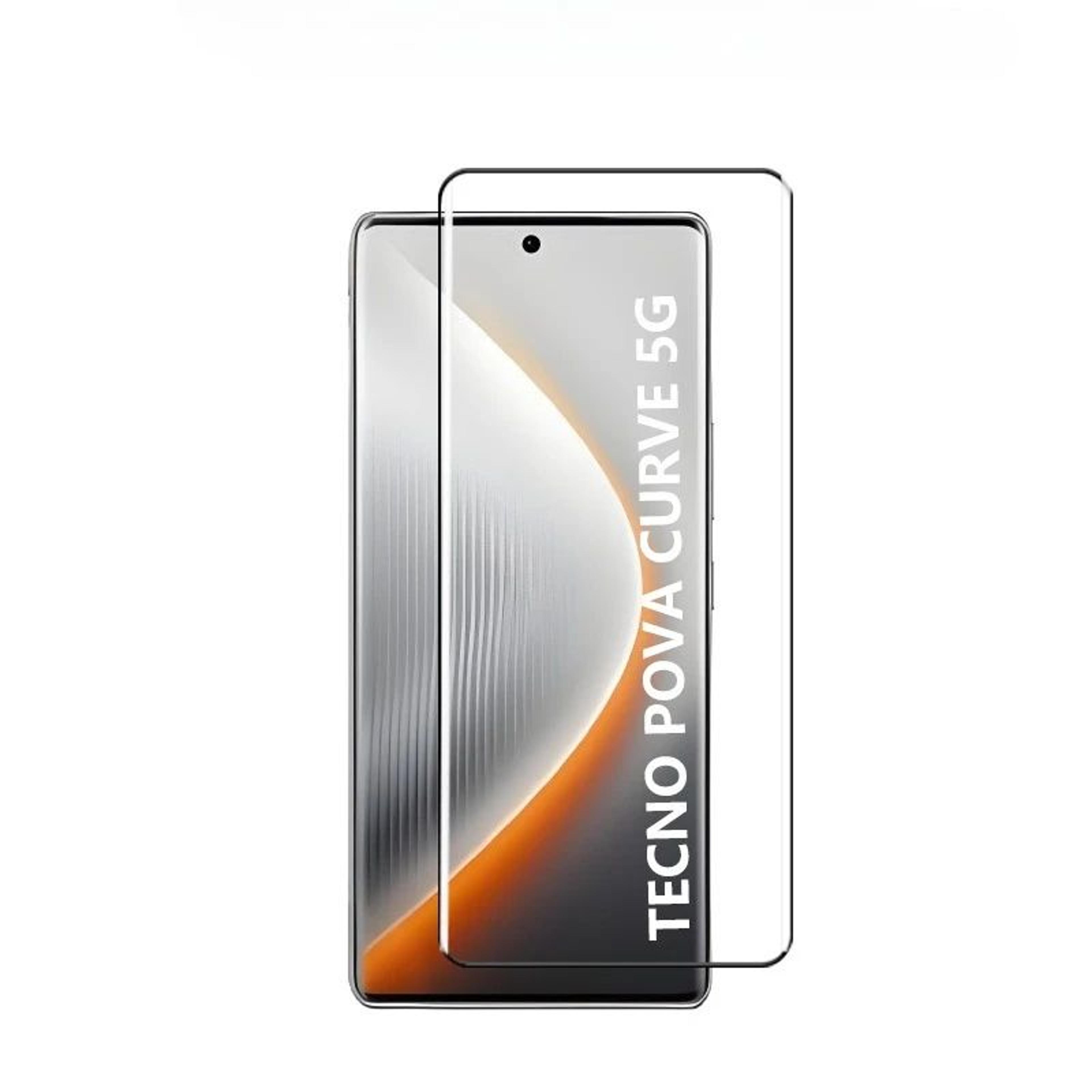 tempered glass screen protector for tecno pova curve full cover
