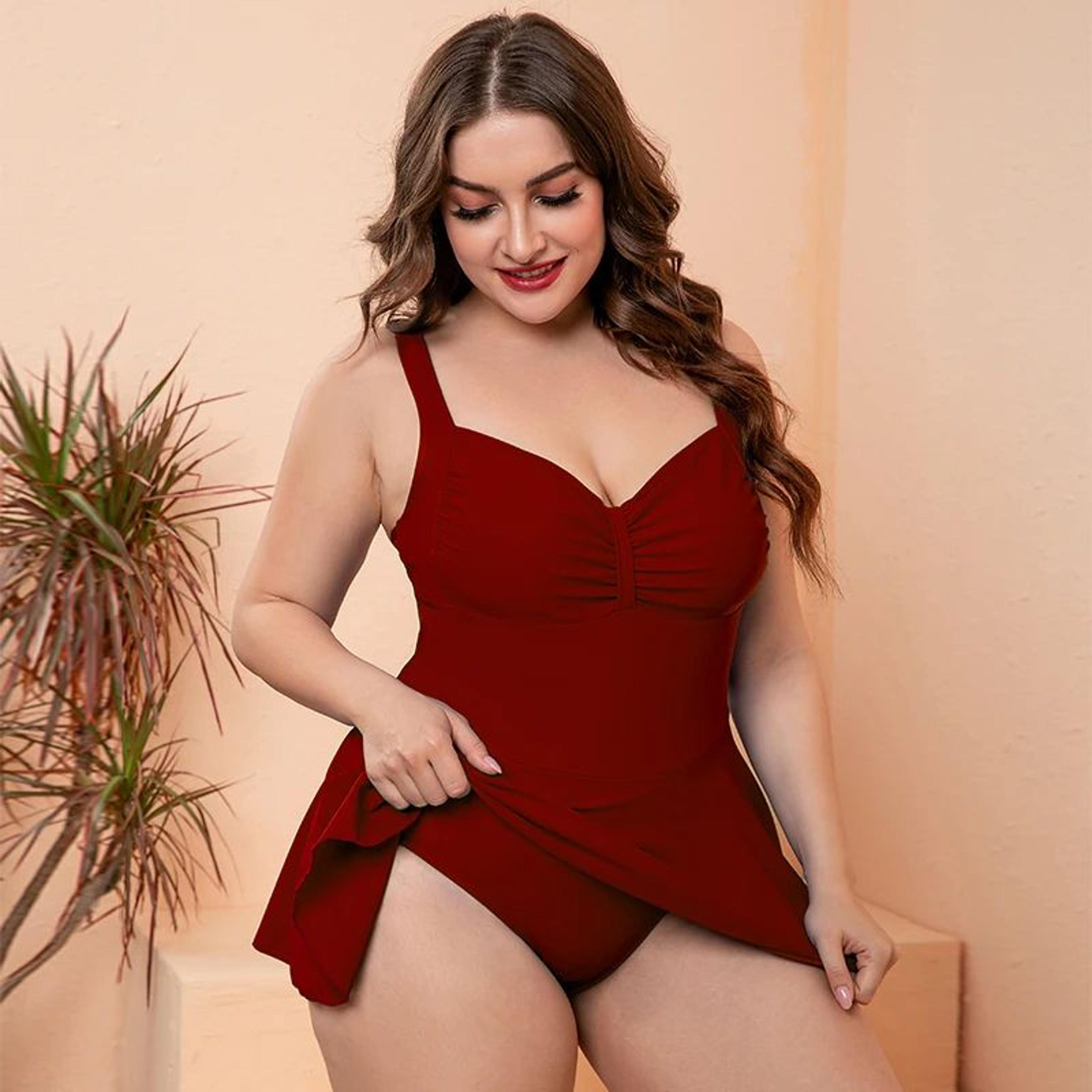 Large Size Womens Tankini Swimwear 2025 Stylish Bikini Set 3