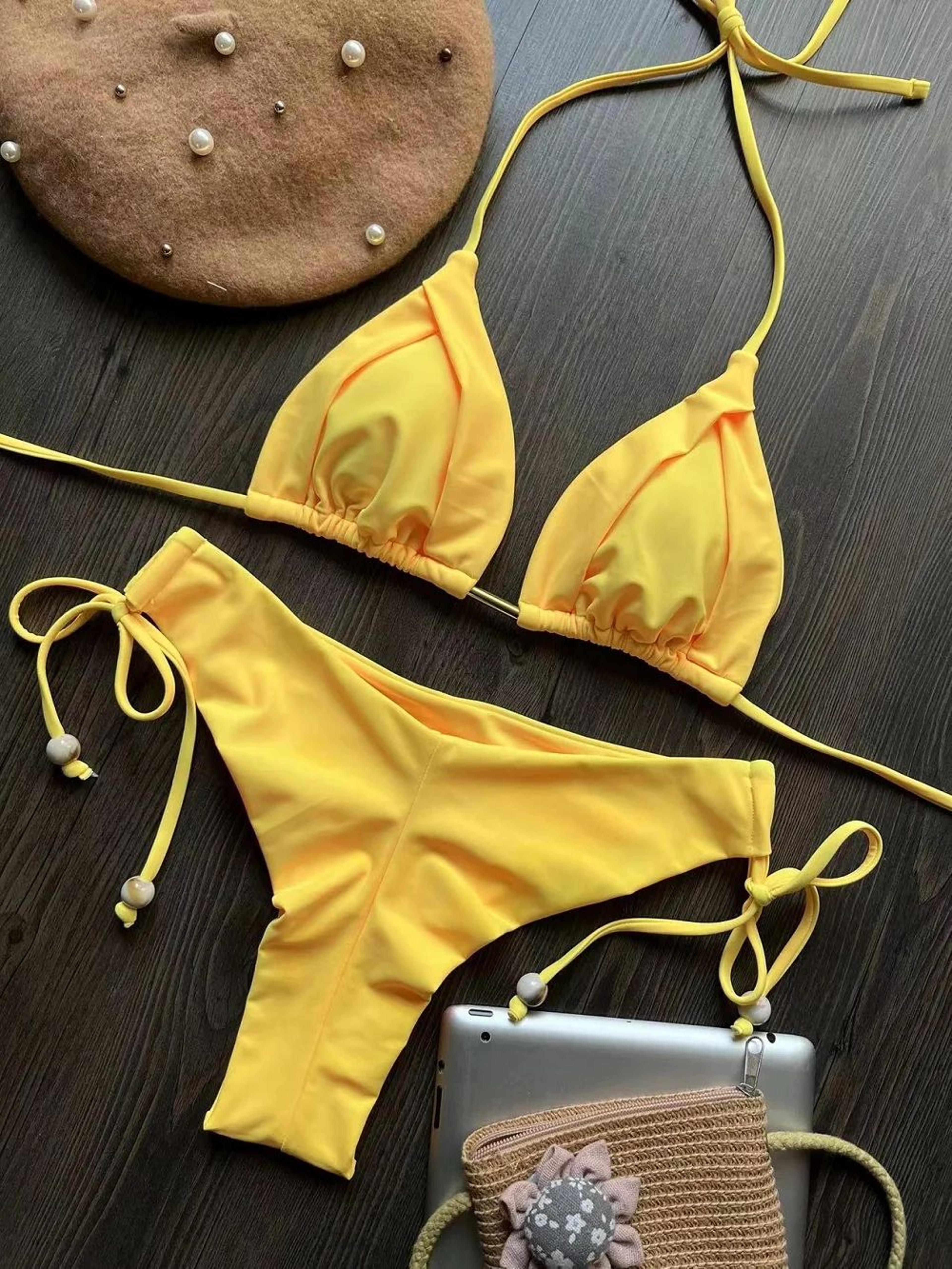 RUOTONGSEPT 13Color Triangle Bikini PushUp Swimwear Set For Women 10