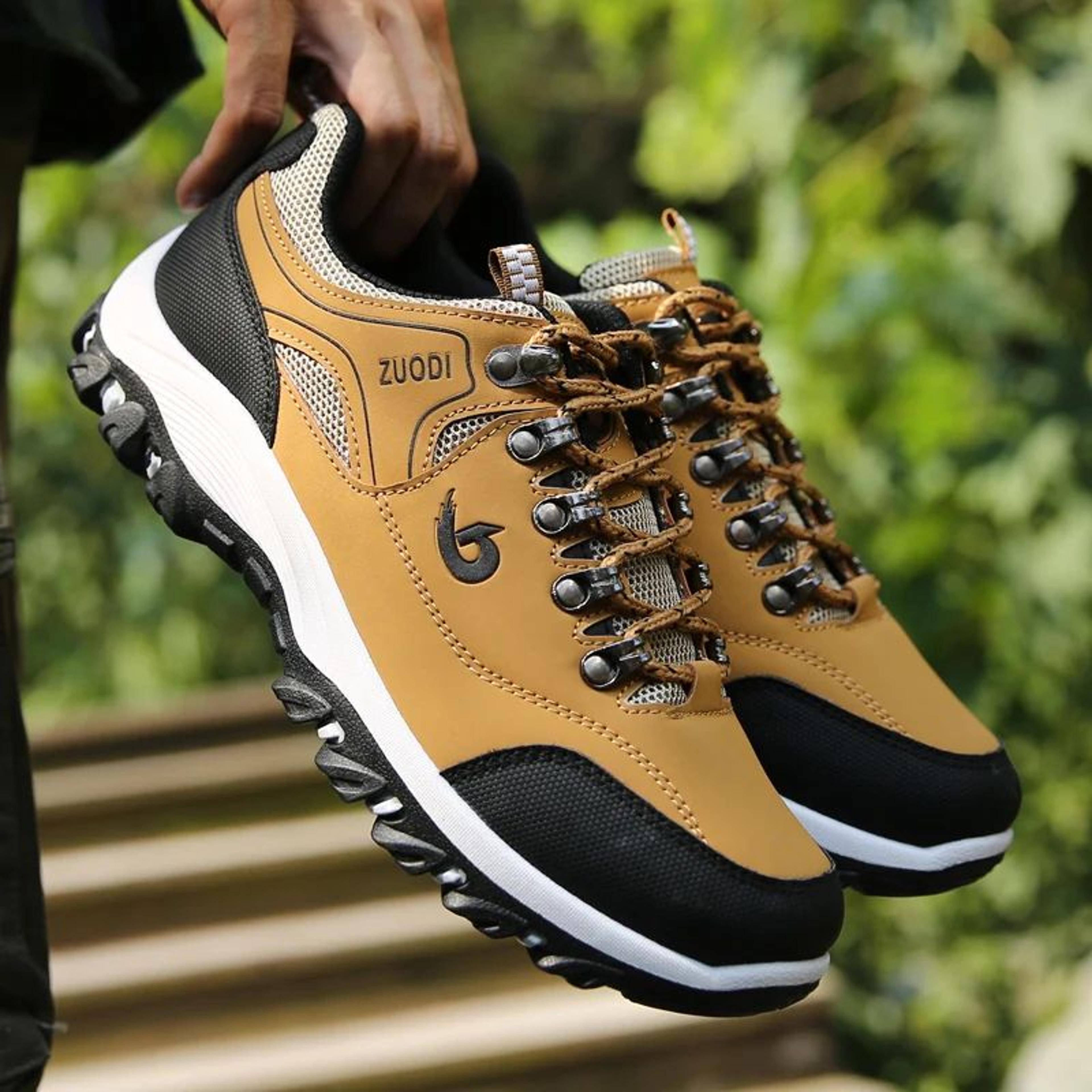 Mens Leather Casual Sneakers Lightweight Walking Shoes 8