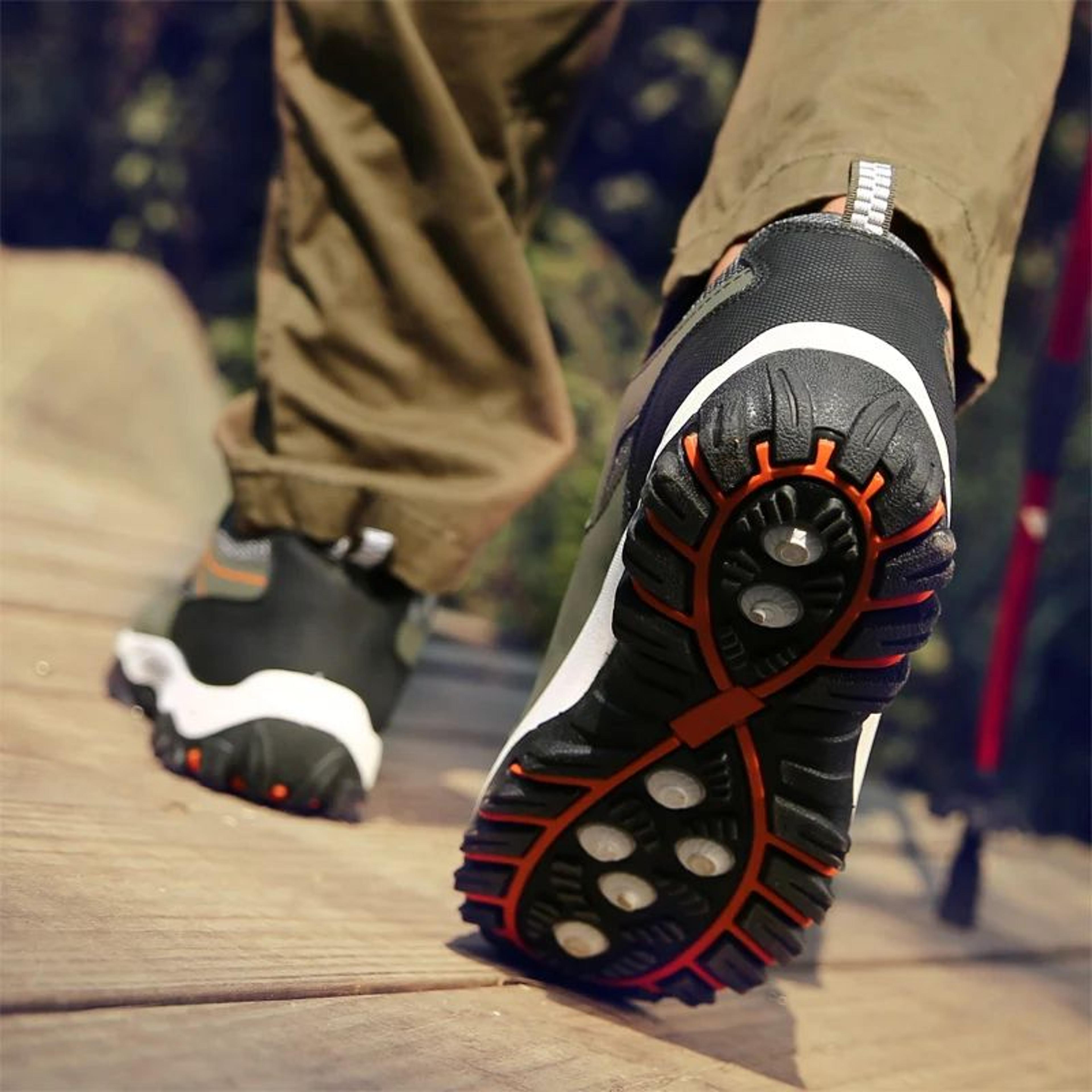 Mens Leather Casual Sneakers Lightweight Walking Shoes 14