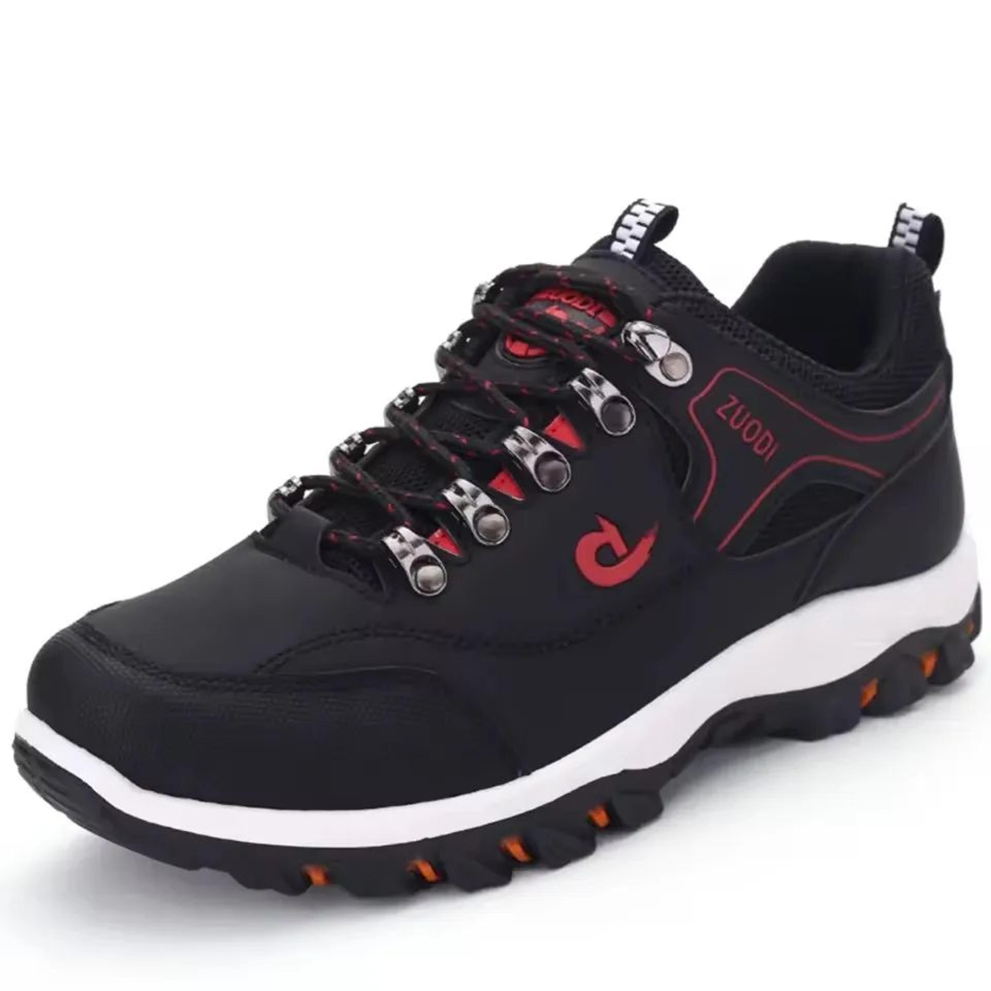 Mens Leather Casual Sneakers Lightweight Walking Shoes 15