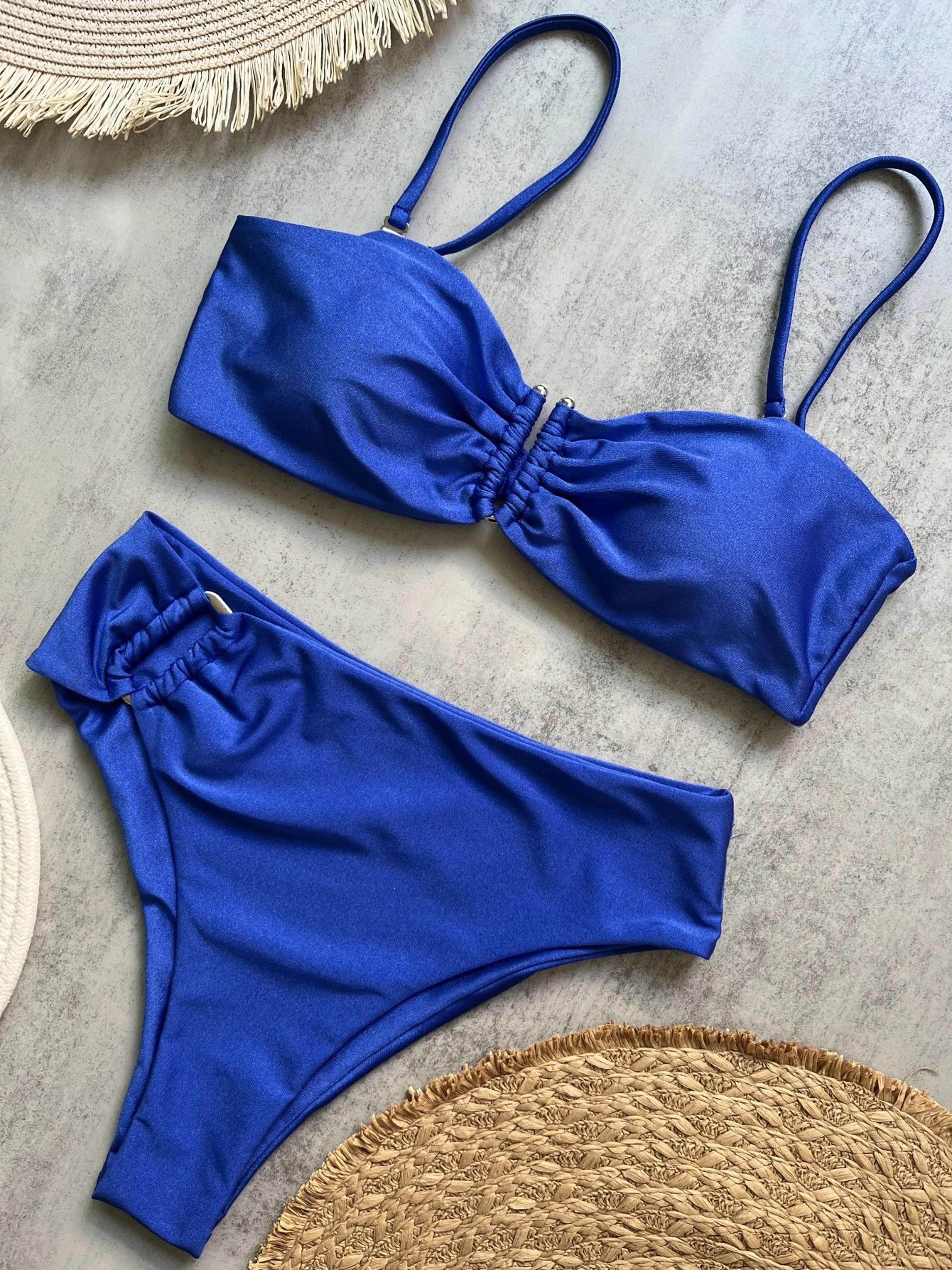Push Up Bandeau Brazilian Bikini Set 17
