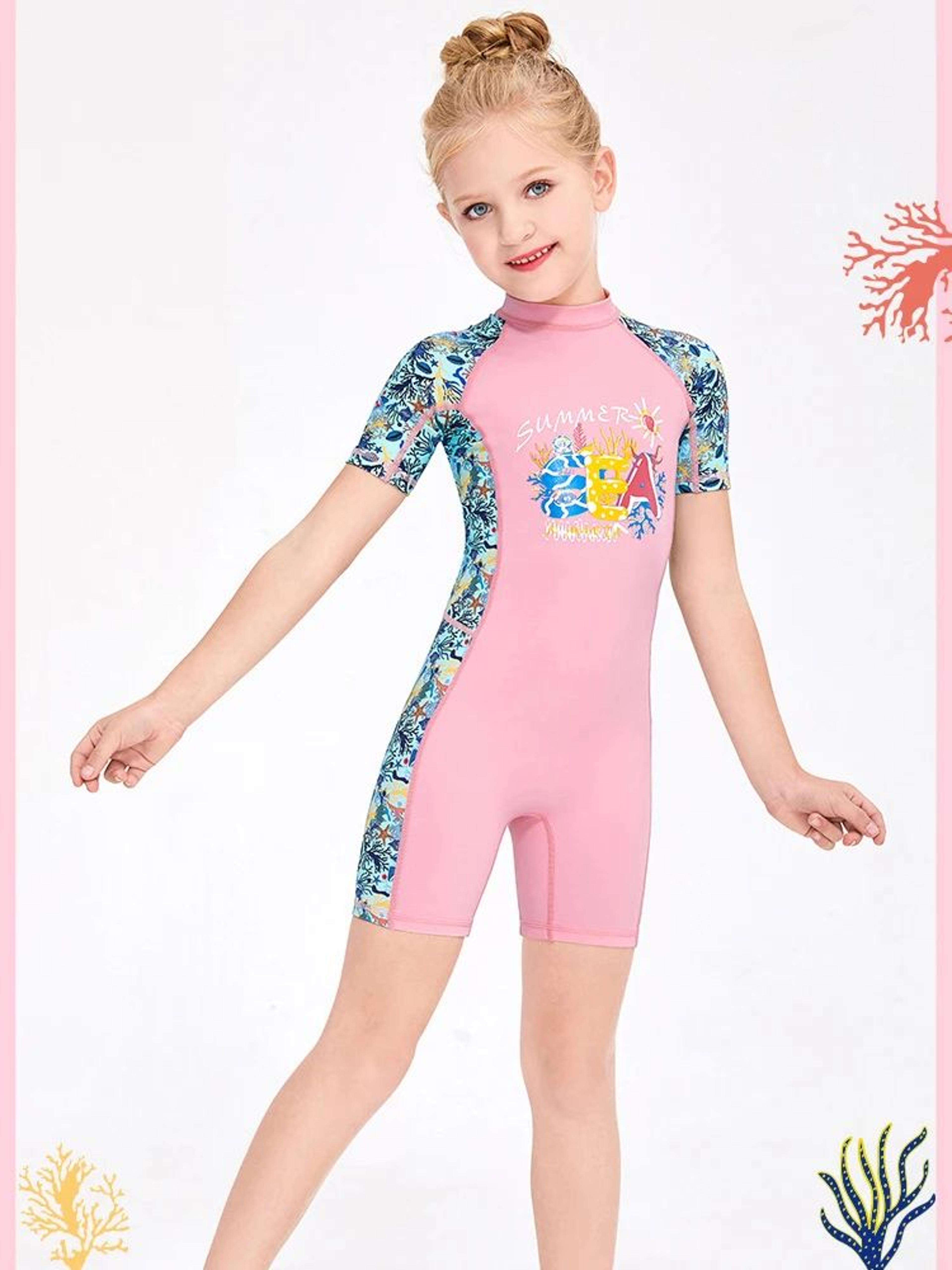Girls Unicorn One Piece Swimsuit 7