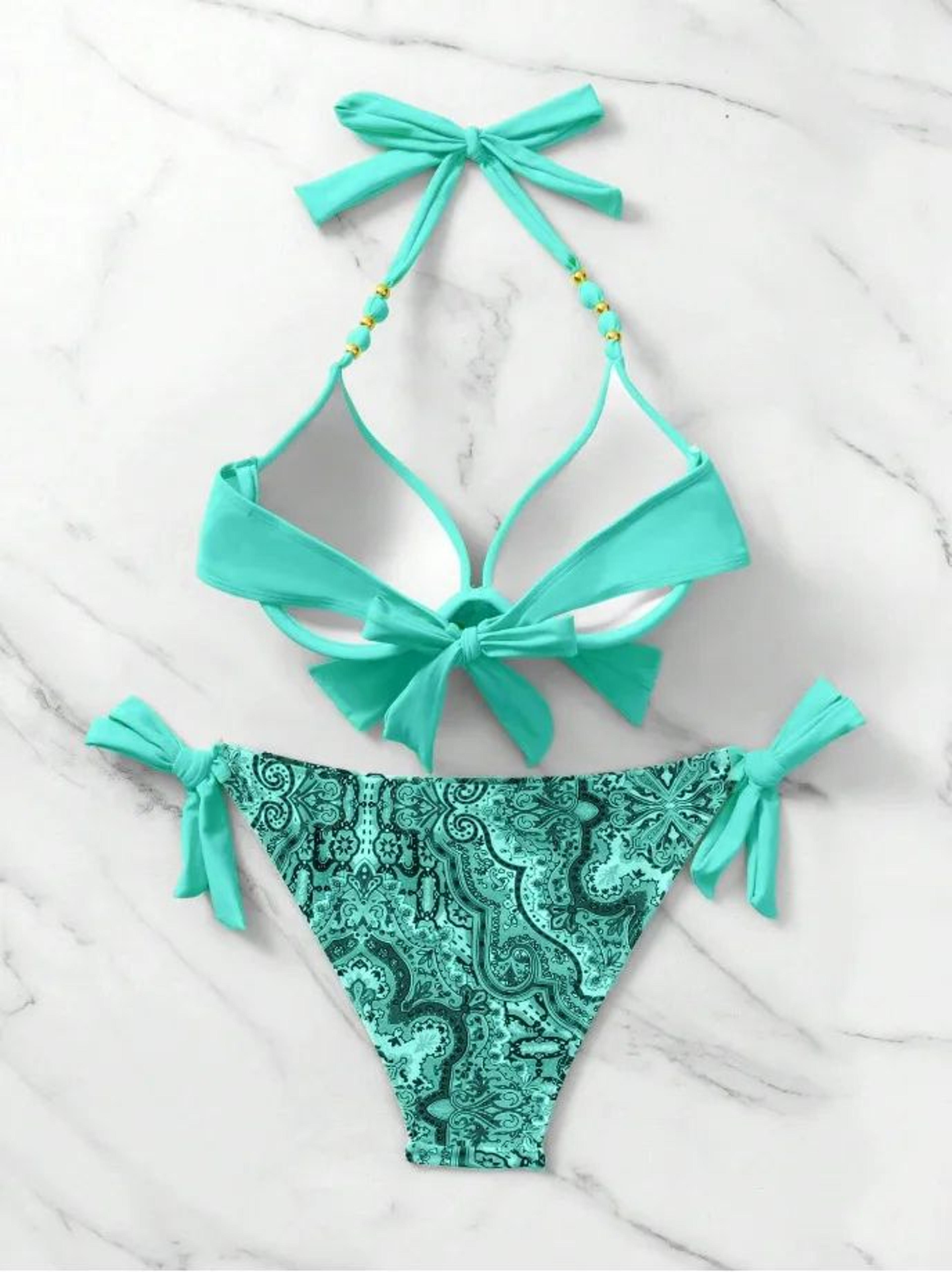 Sexy Push Up Thong Bikini Set For Women 1