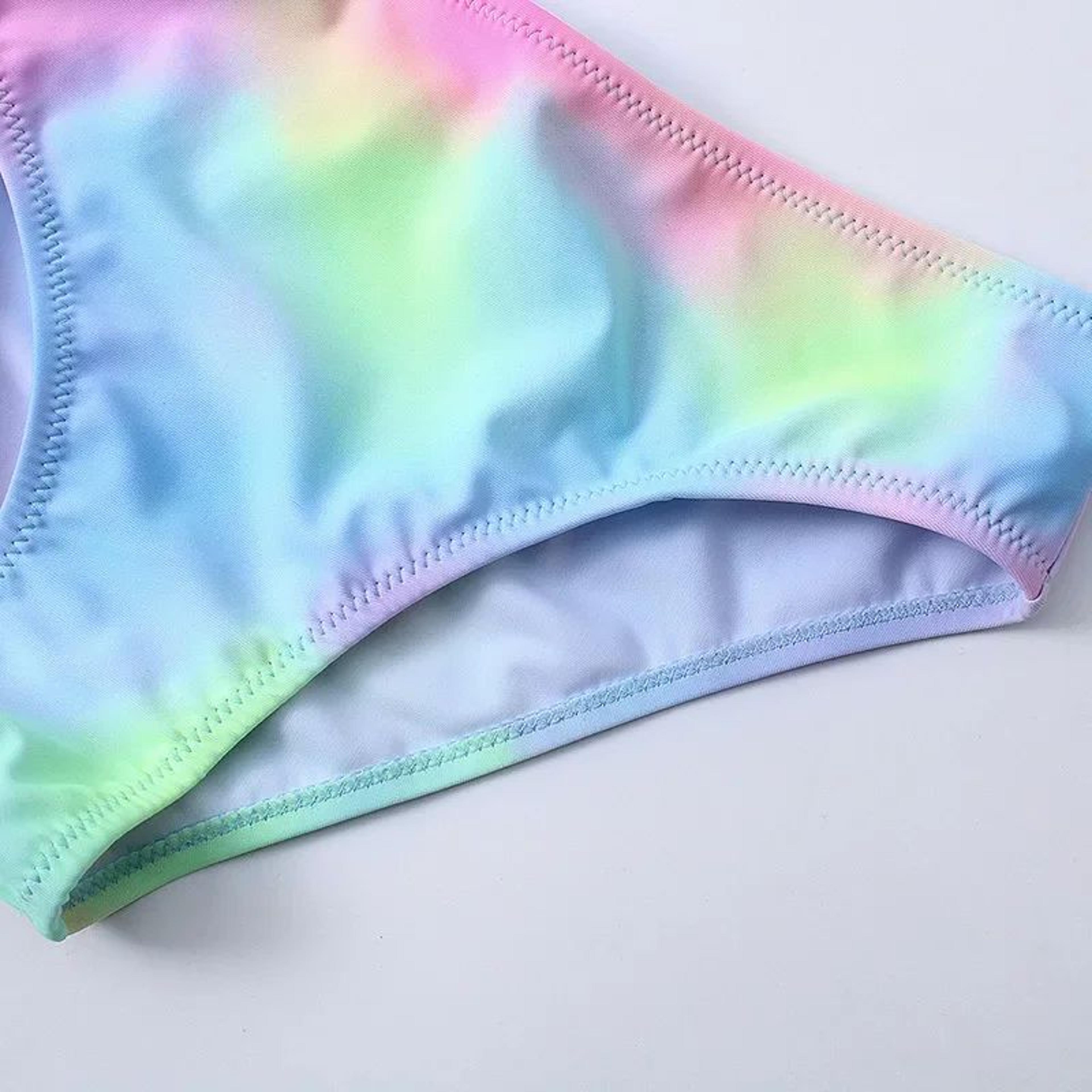 Tie Dye Girls Two Piece Bikini Set 5