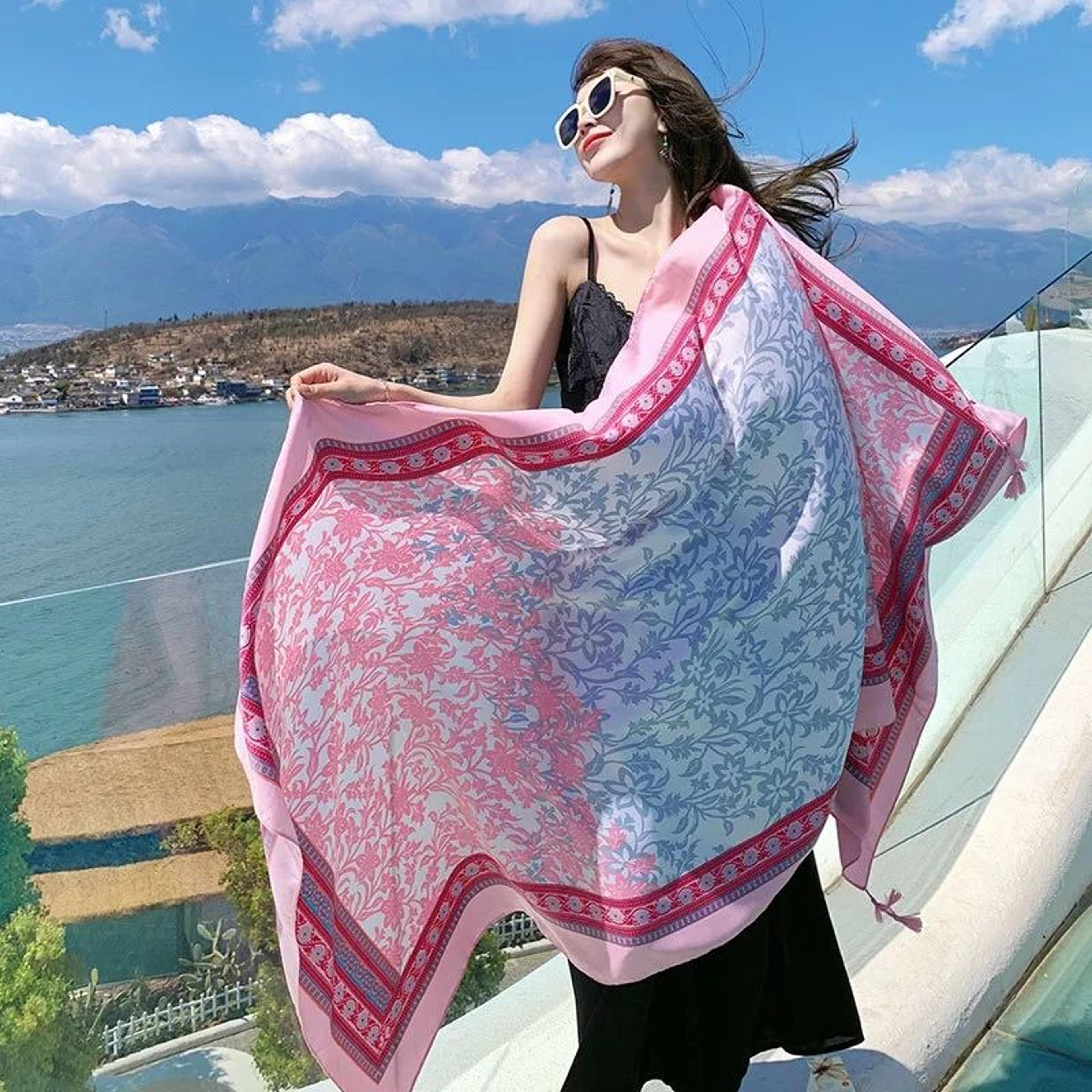 Large Beach Sarong Shawl Wrap Scarf 13
