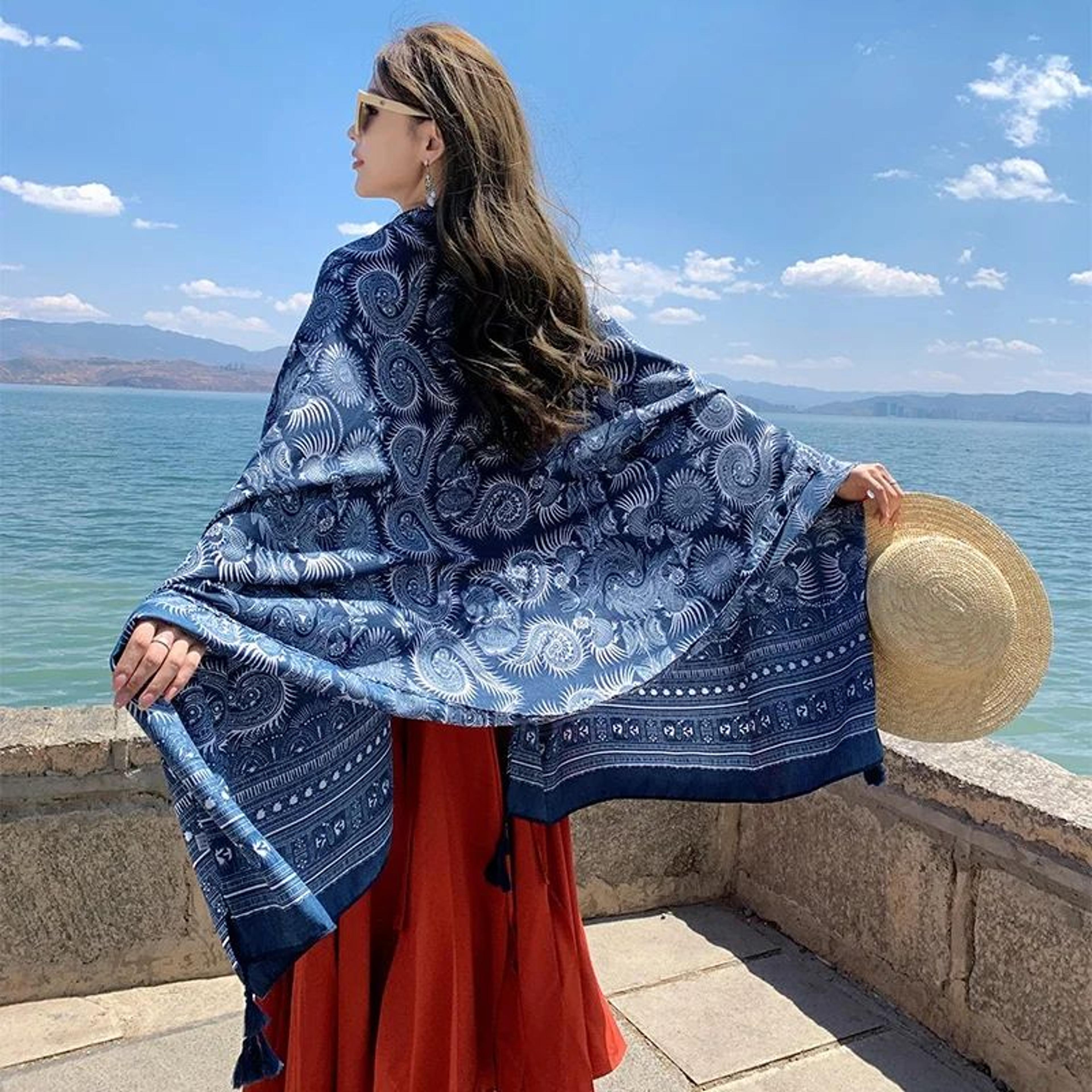 Twill Cotton Large Beach Pareo Wrap 13
