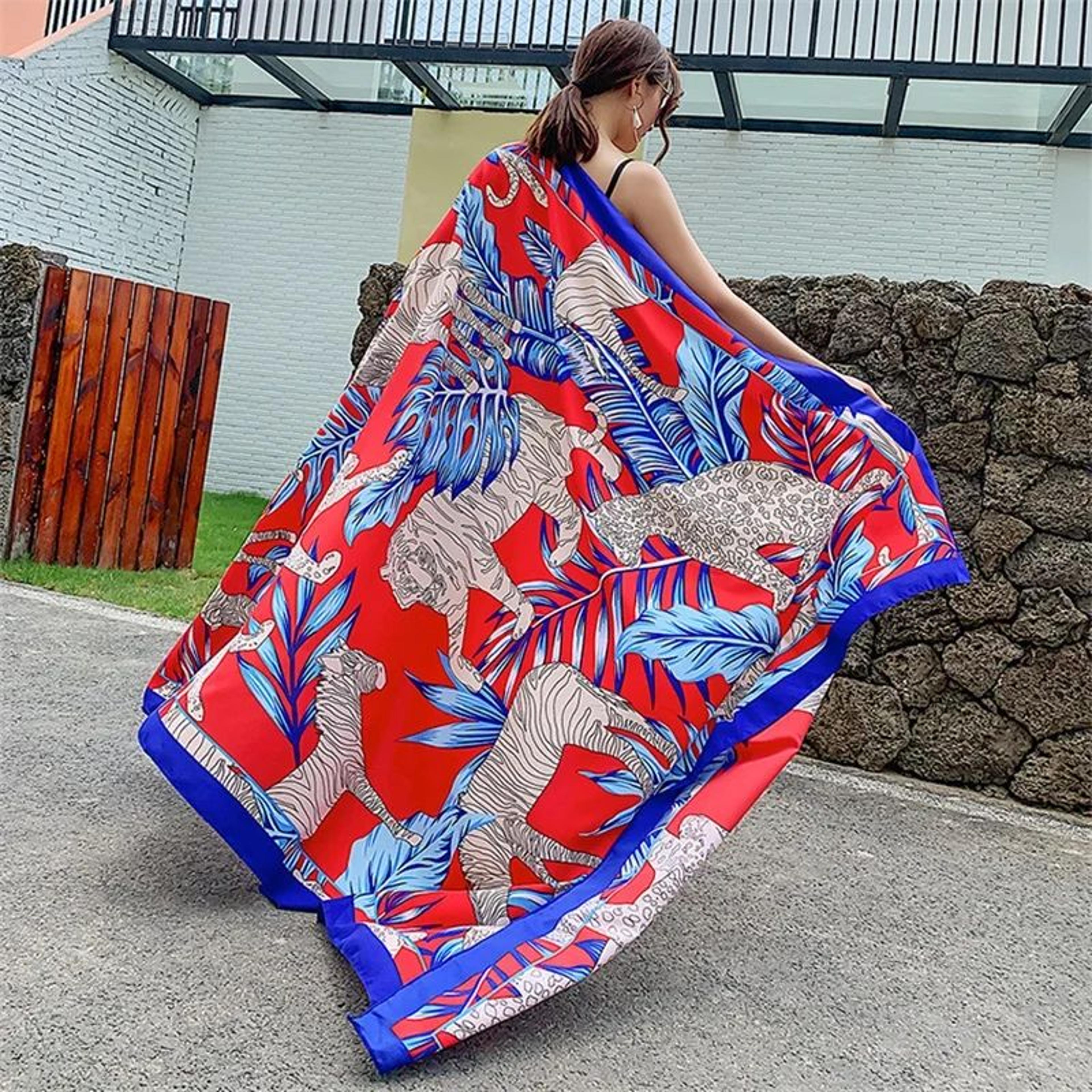 Large Beach Sarong Wrap Sun Protection 7