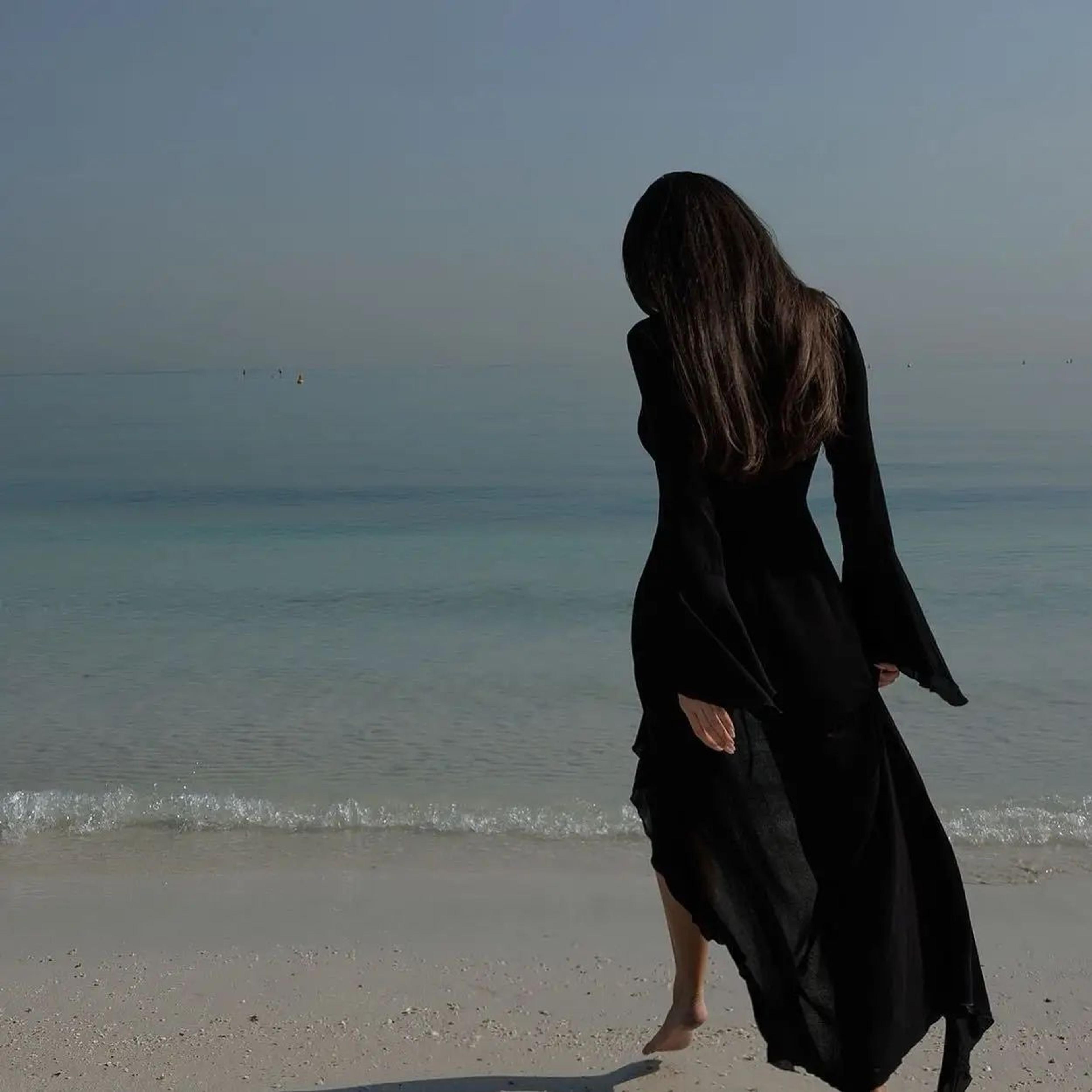Chiffon V Neck Ruffled Beach Cover Up 3