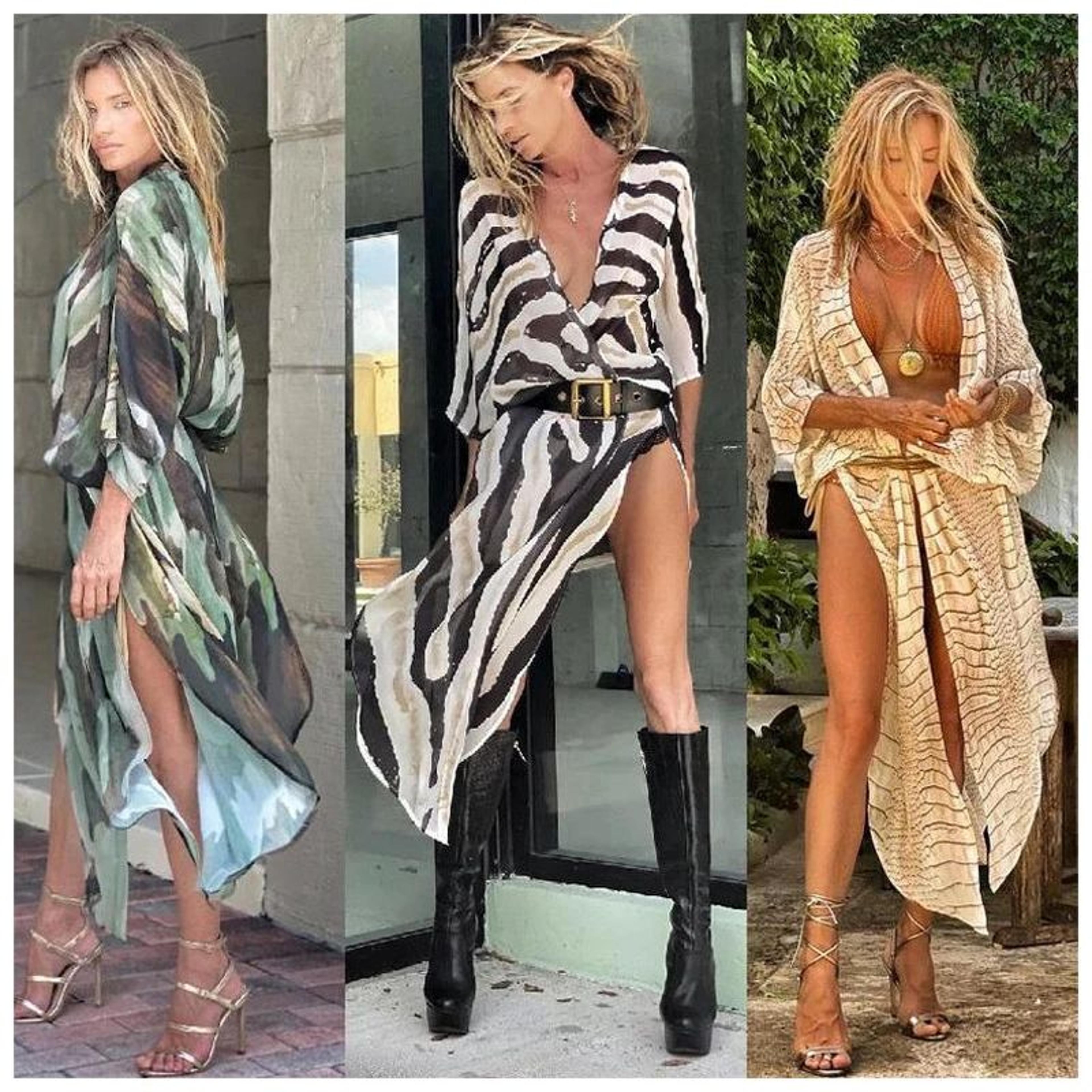 tie dye long open front beach cover up
