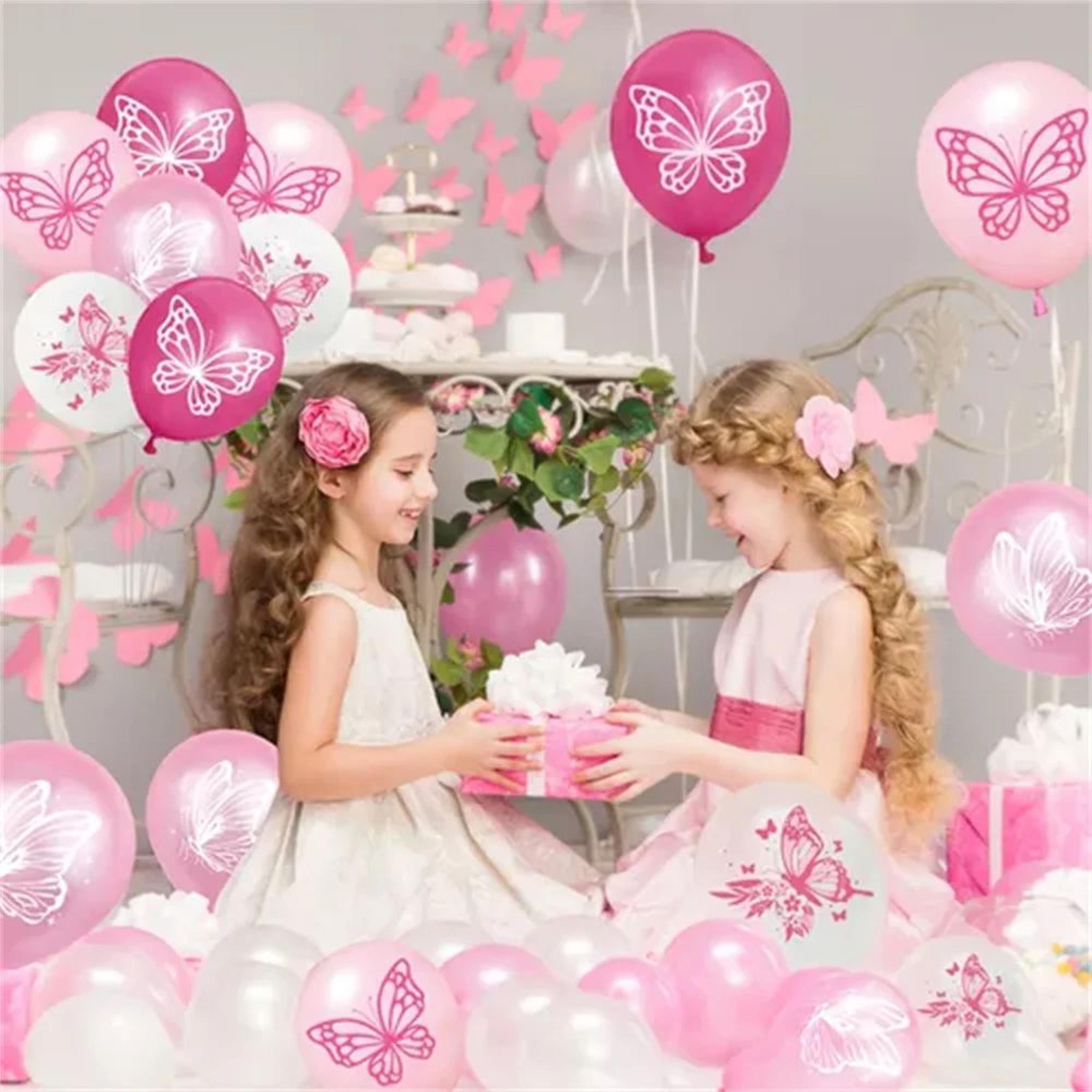 Butterfly Theme 12 Inch Latex Balloon Set 1