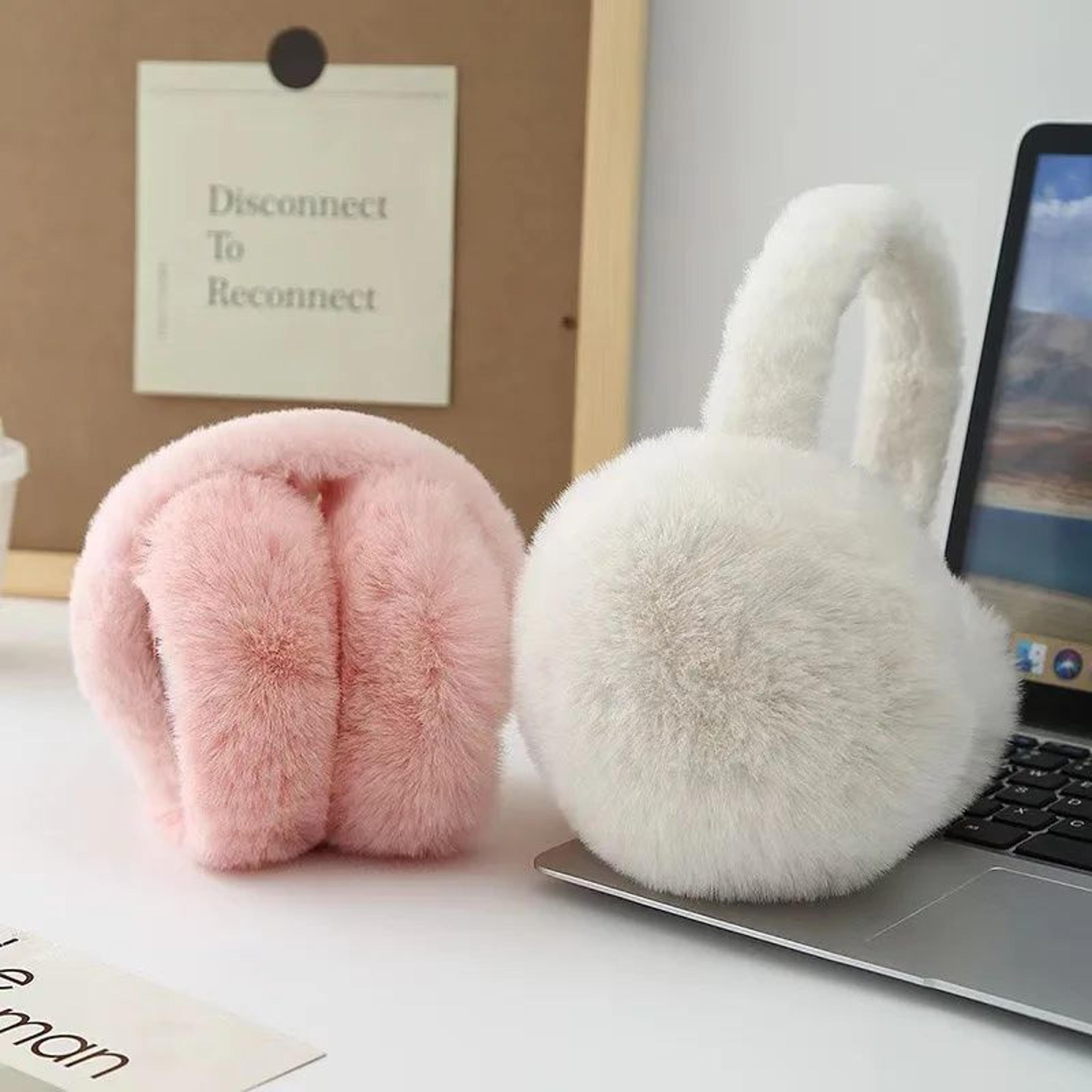 Foldable Plush Winter Ear Protectors For Kids 3