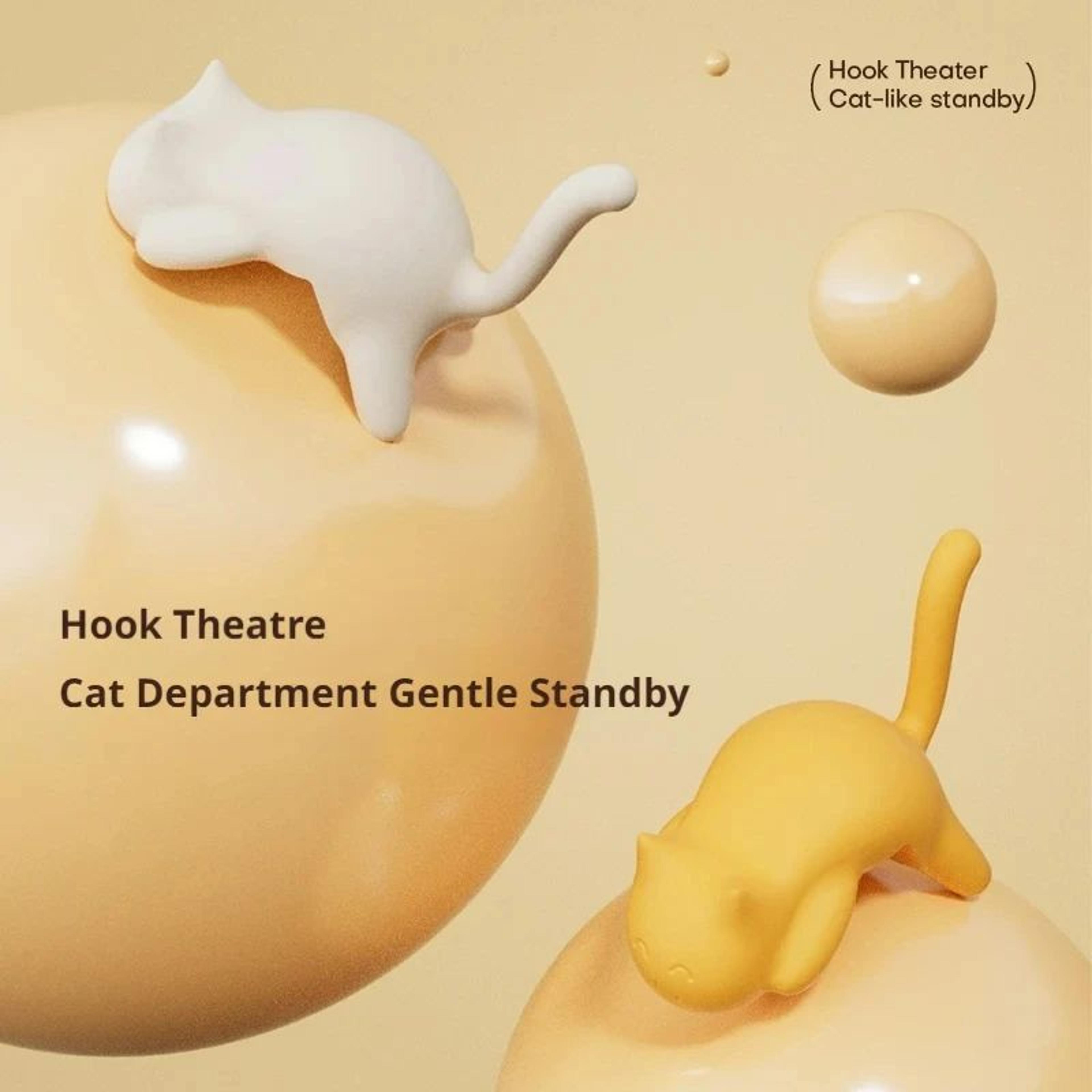 Cute CatShaped Desktop Hooks Key And Bag Holder 4