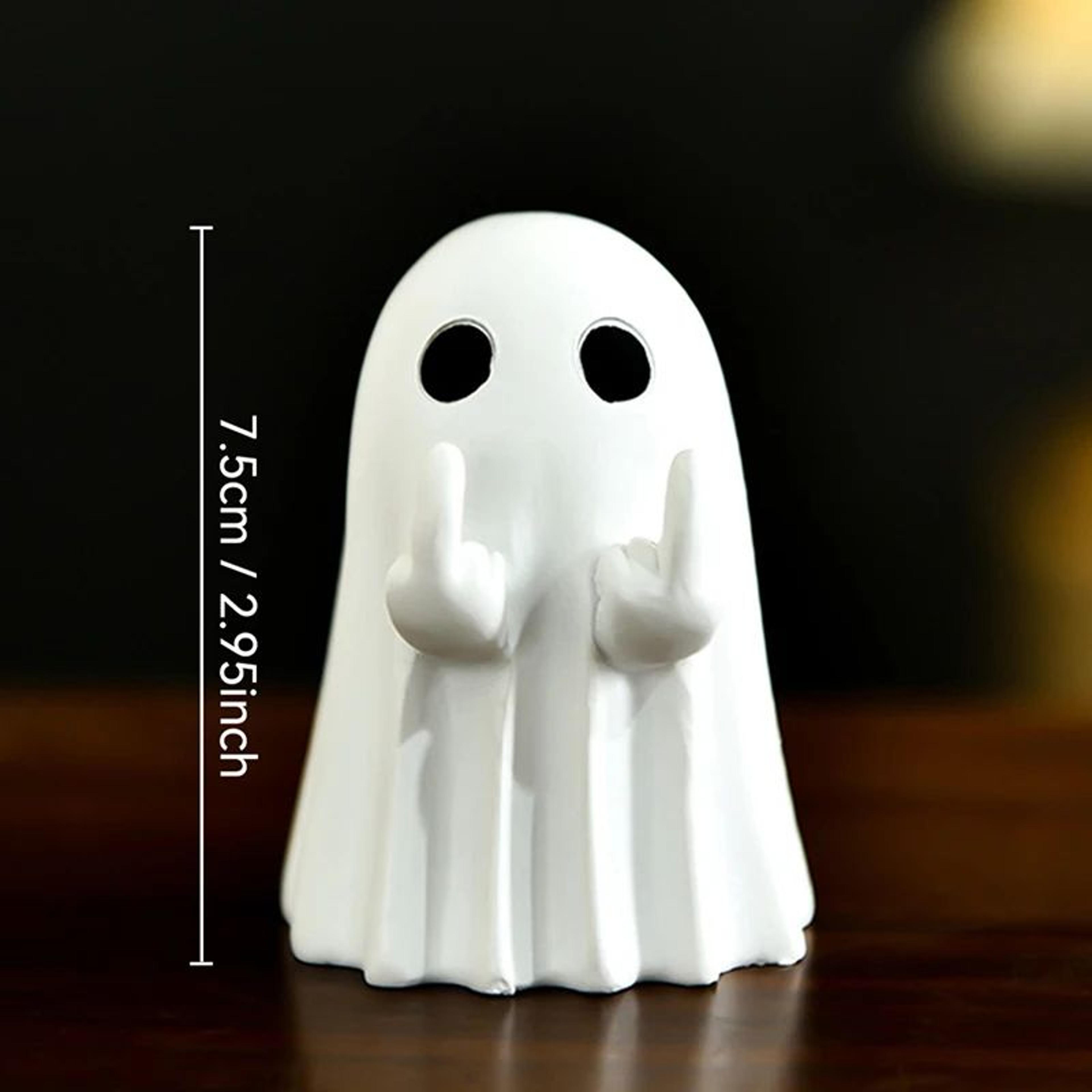 Cute White Ghost Festival Decoration Figurine 8