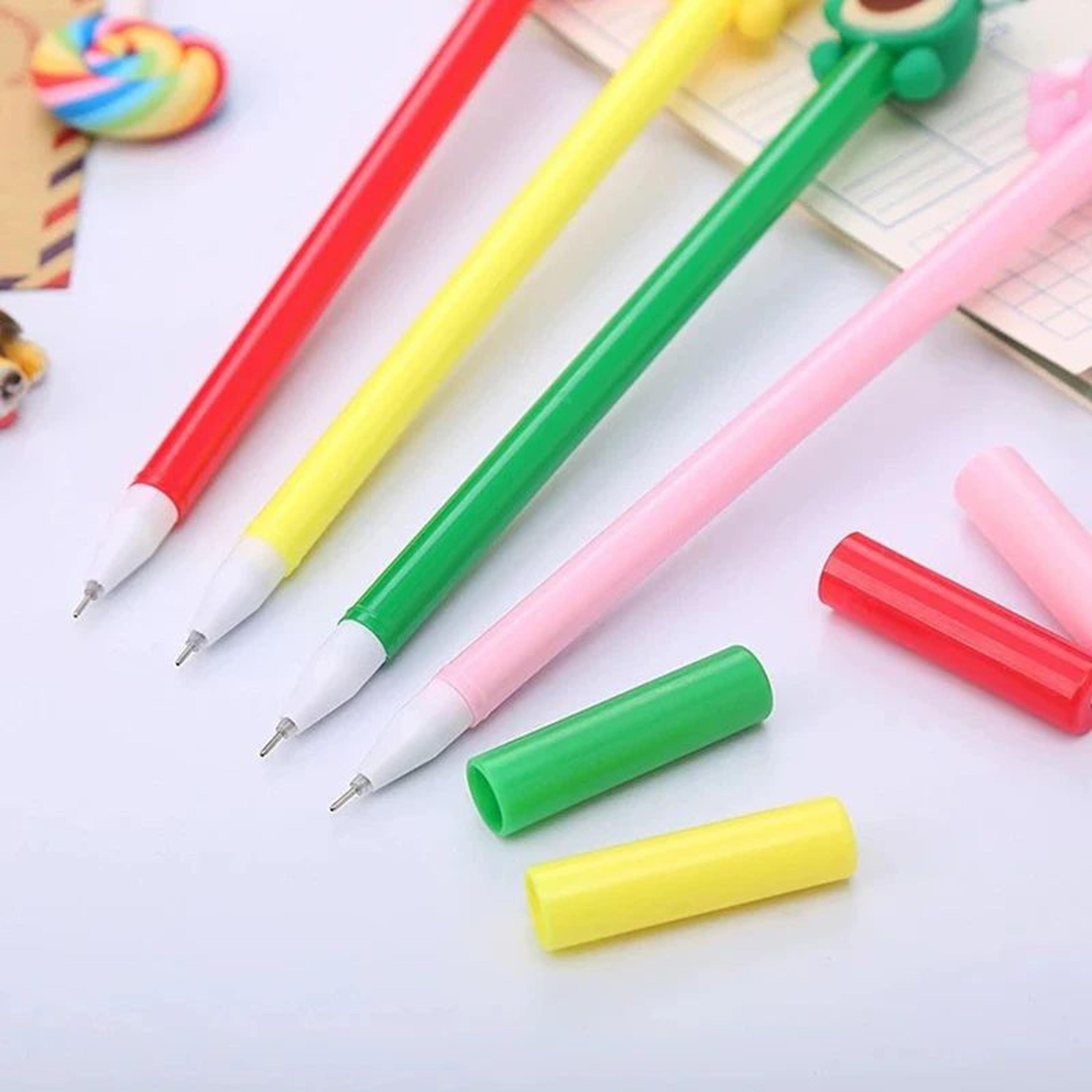 4Pack Cartoon Fruit Gel Pens For Kids 1