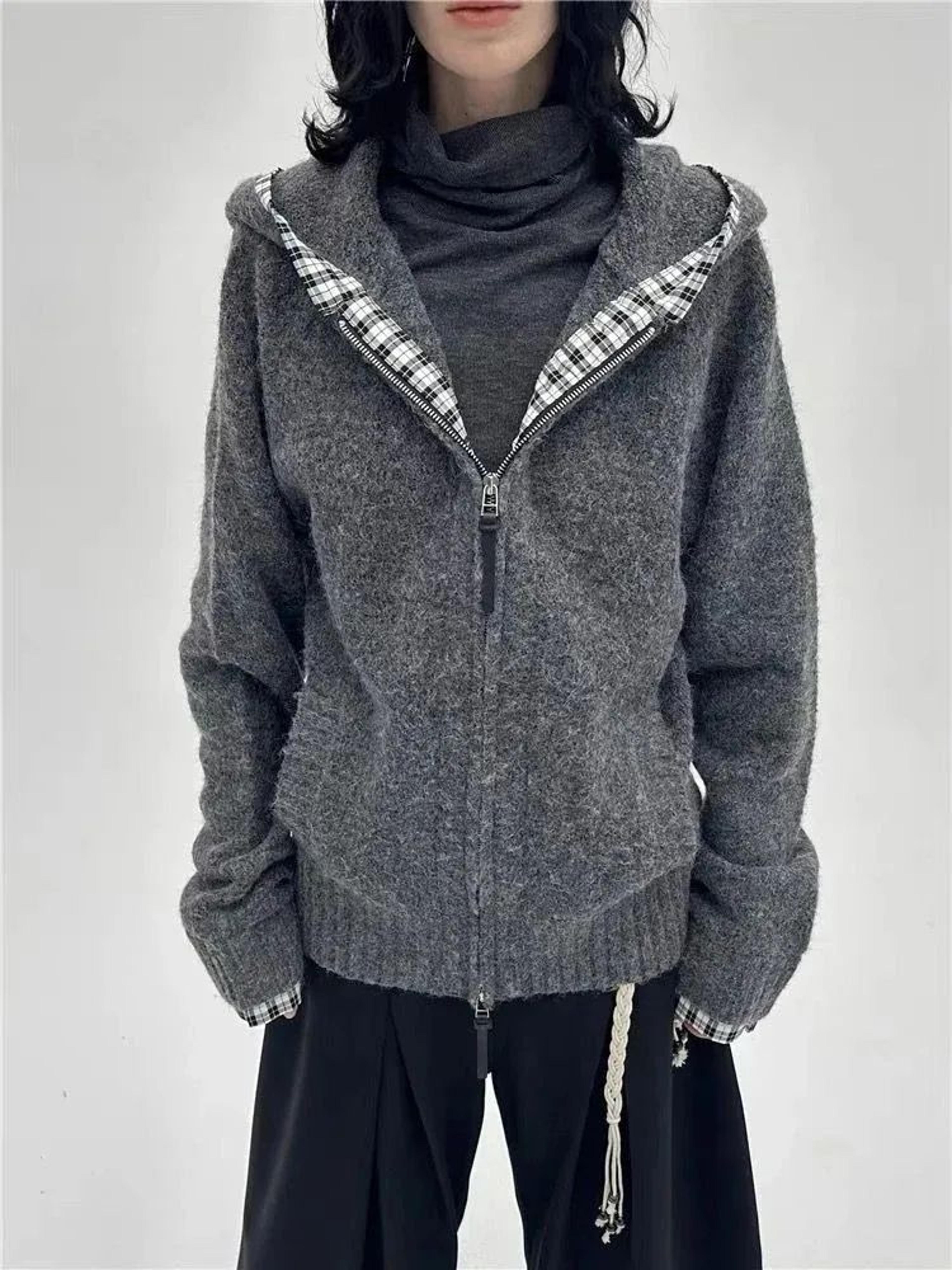 Subculture Gothic Hooded Faux Fur Coat 8