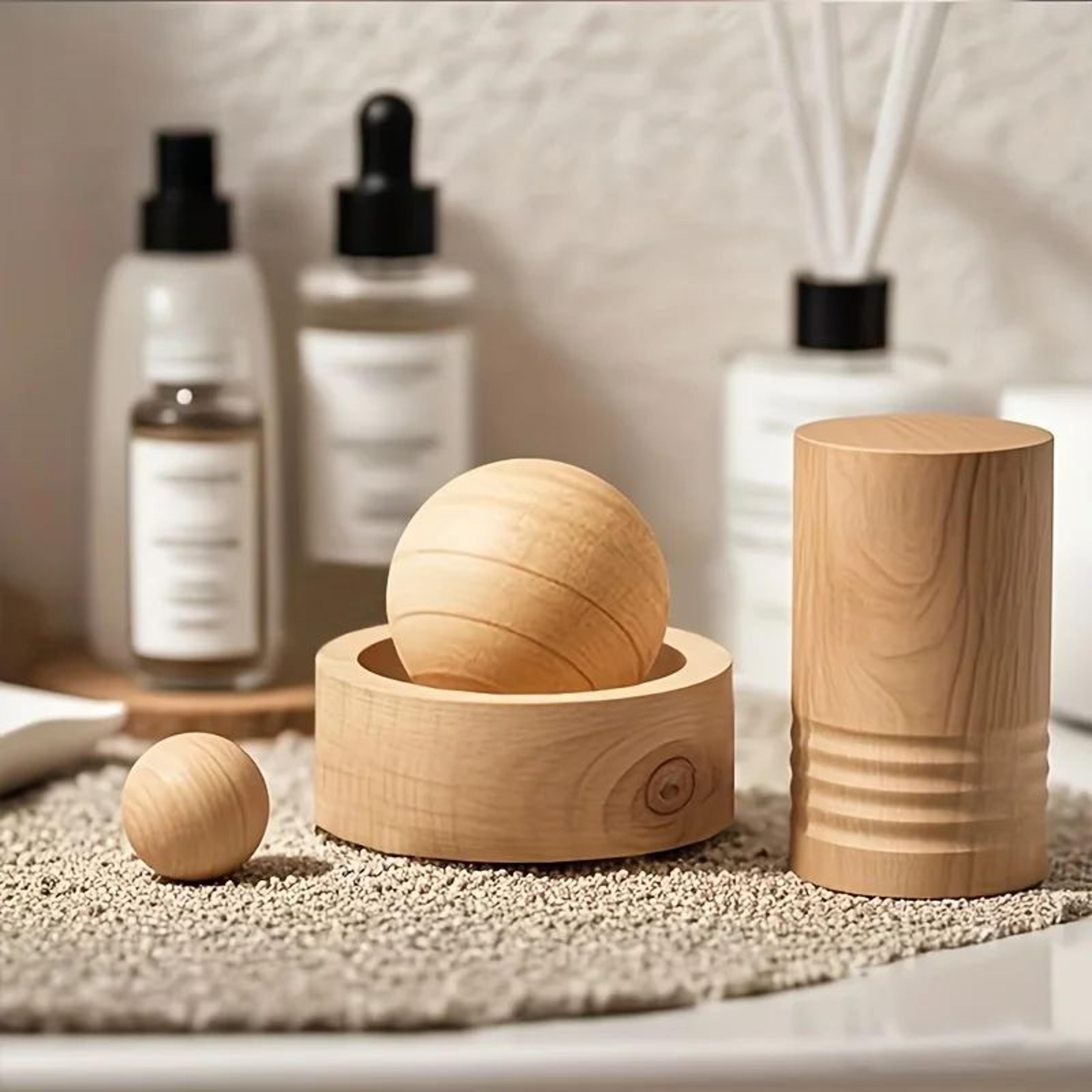 Wooden Spherical Essential Oil Diffuser 8