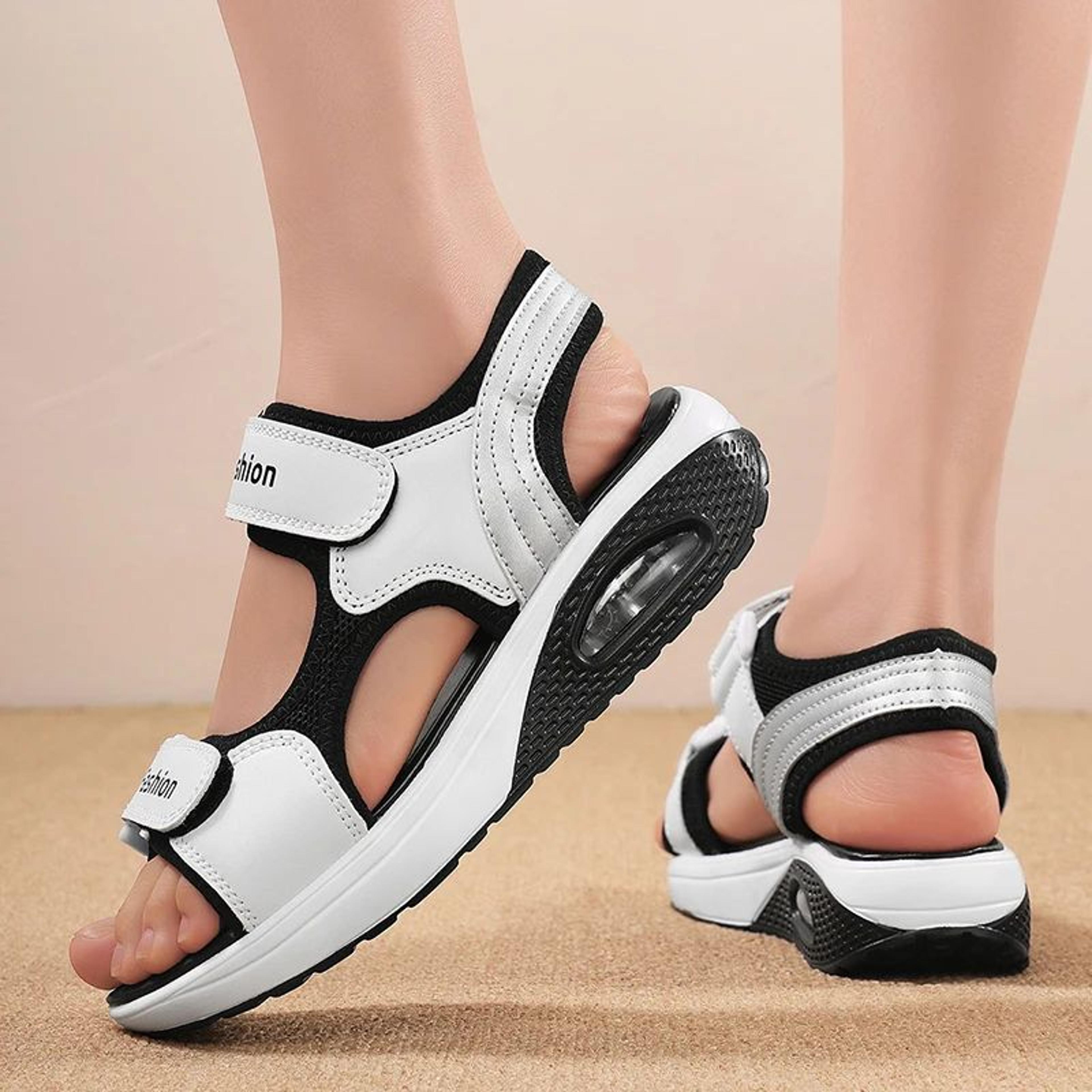 womens summer breathable wedge sandals