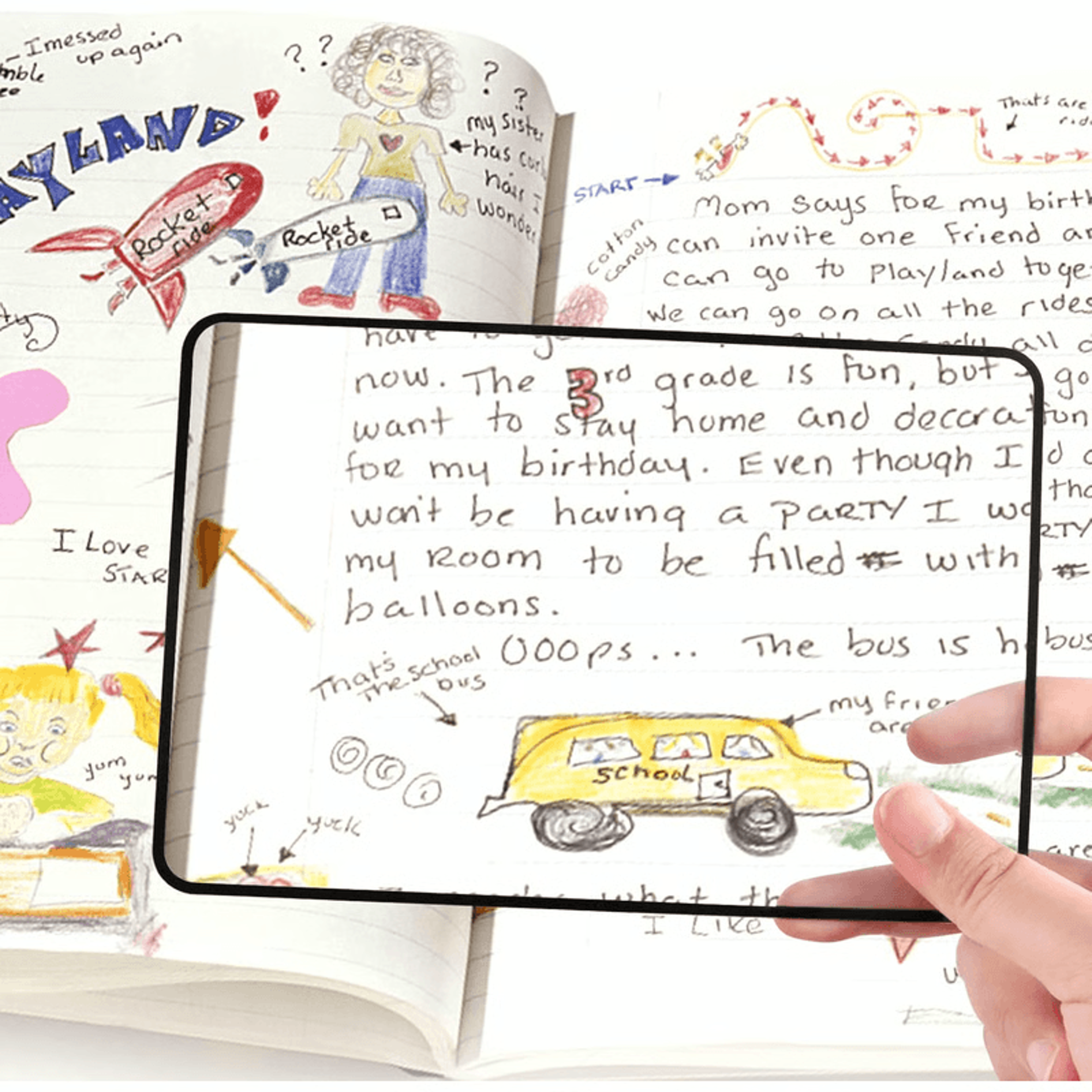 Full Page Magnifying Sheet For Smooth Reading Clear Text And Less Eye Strain 3