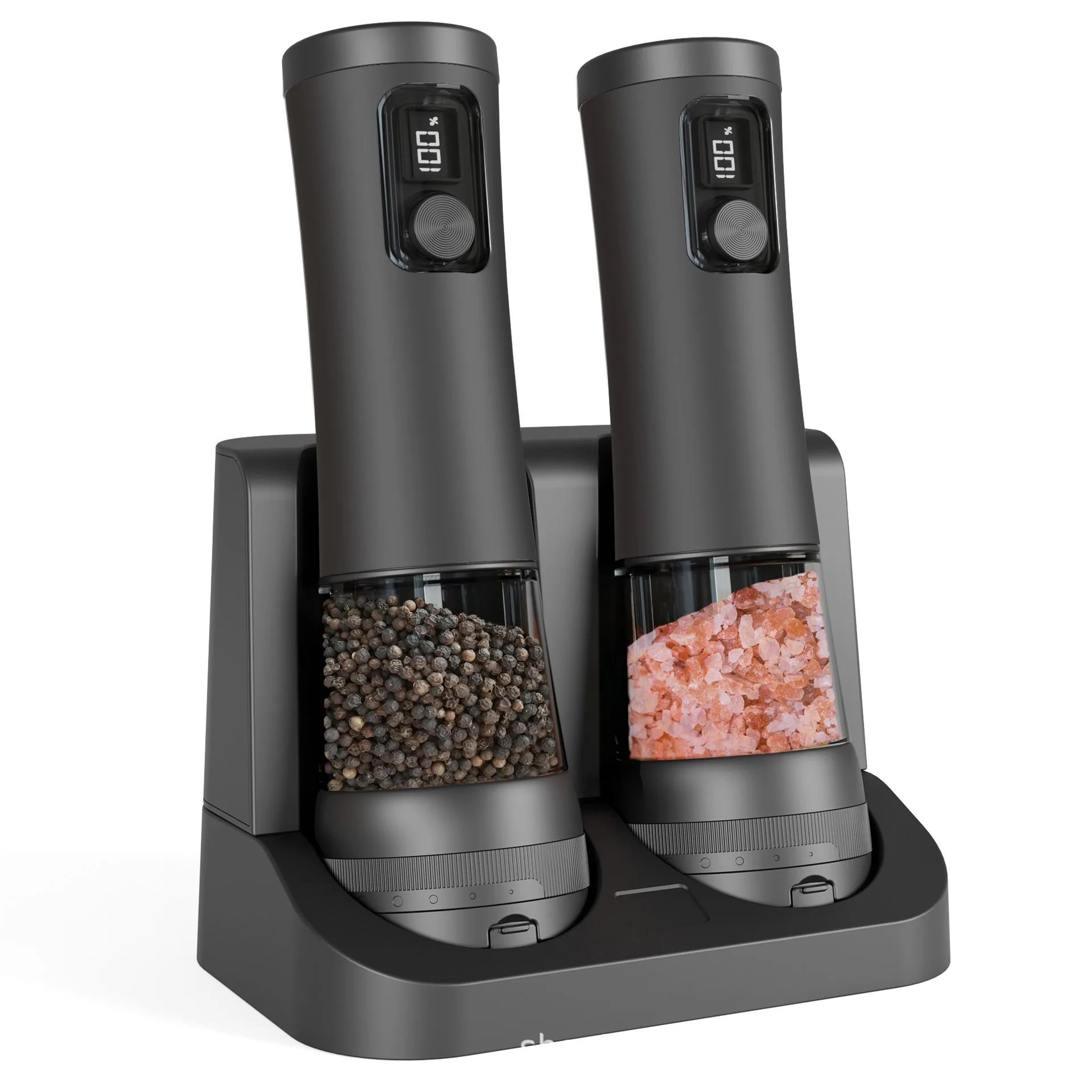 Rechargeable Electric Salt And Pepper Grinder Set With LED Indicator 11