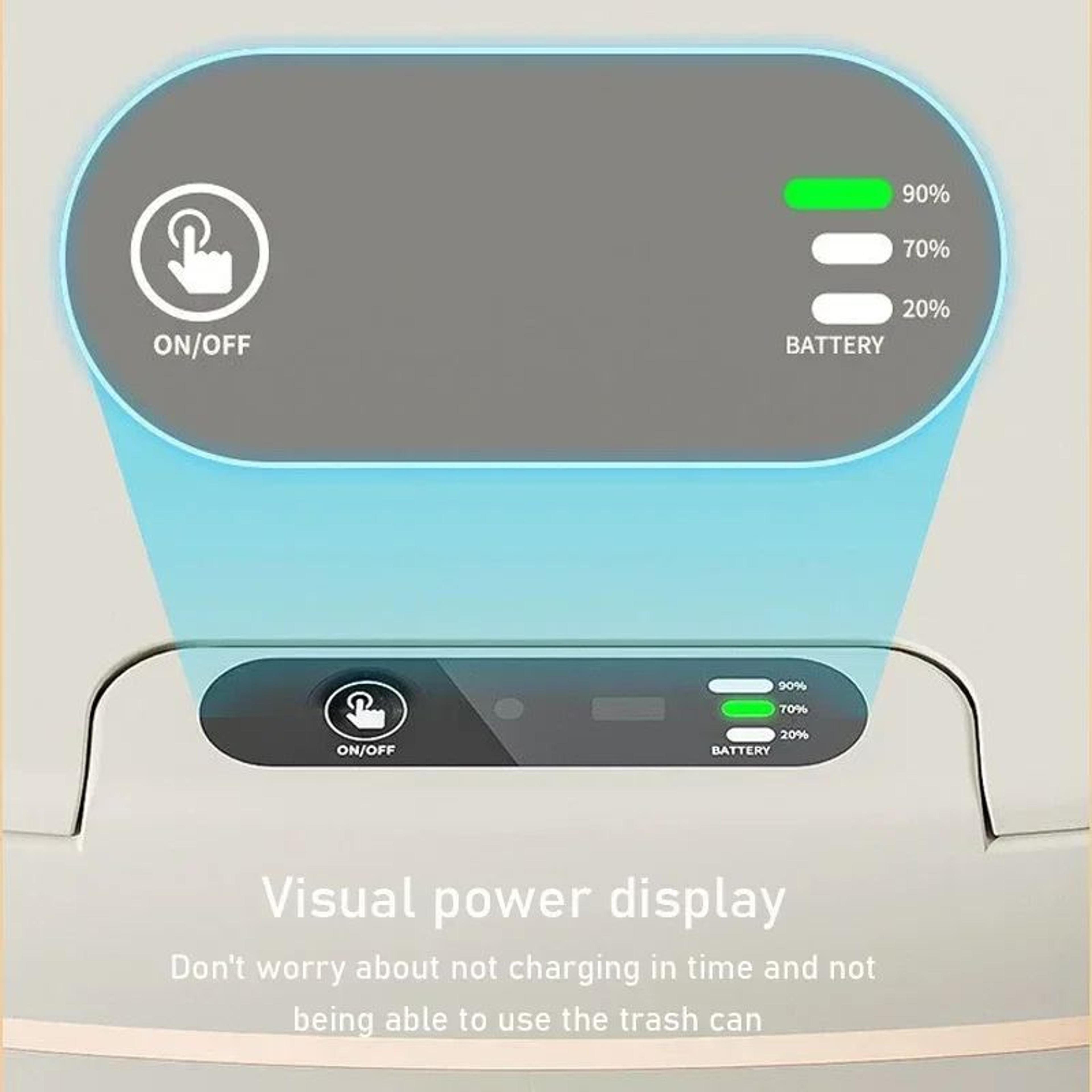 20L Automatic Smart Sensor Trash Can Waterproof Large Capacity 3