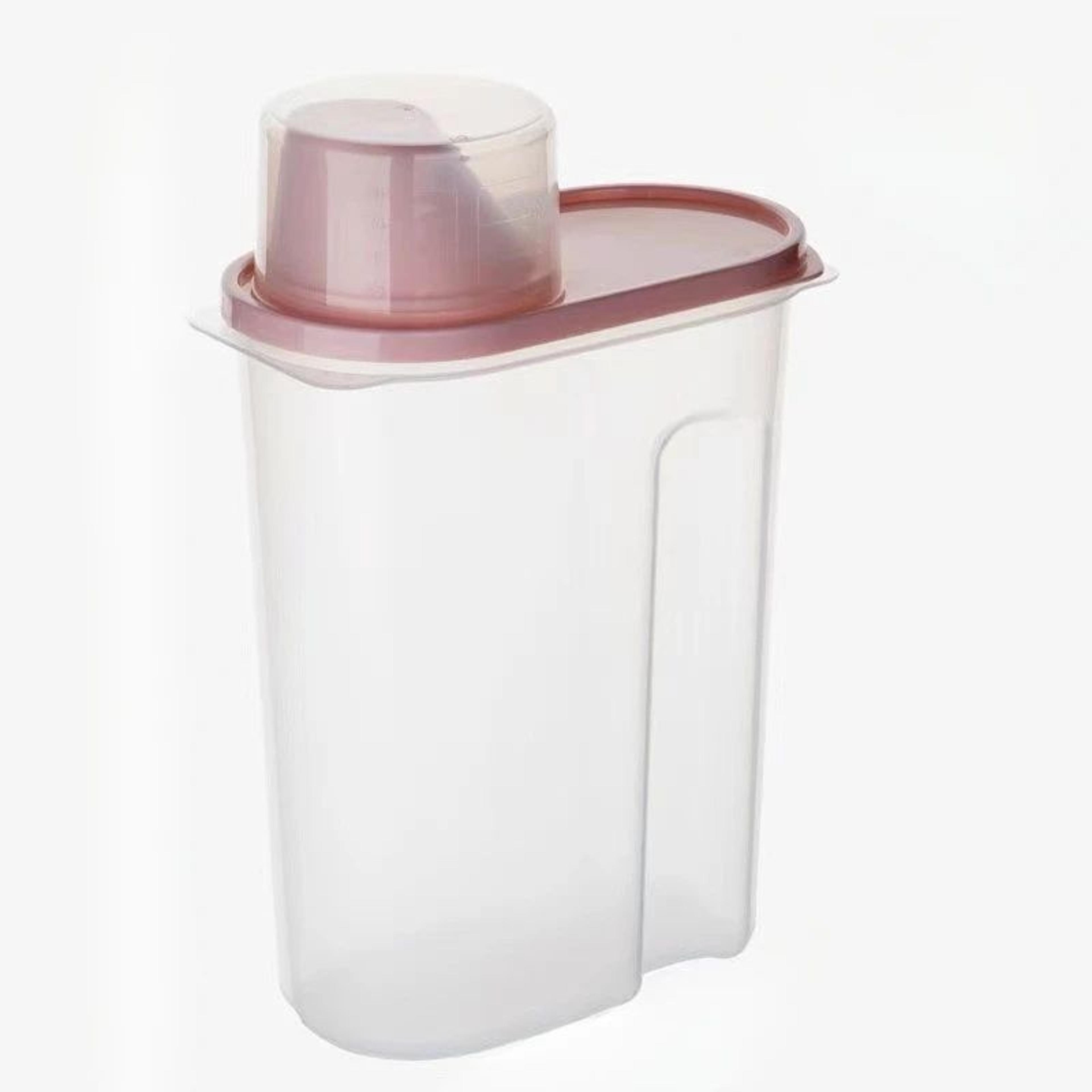 Household Kitchen Grain And Food Storage Box With Measuring Cup 11