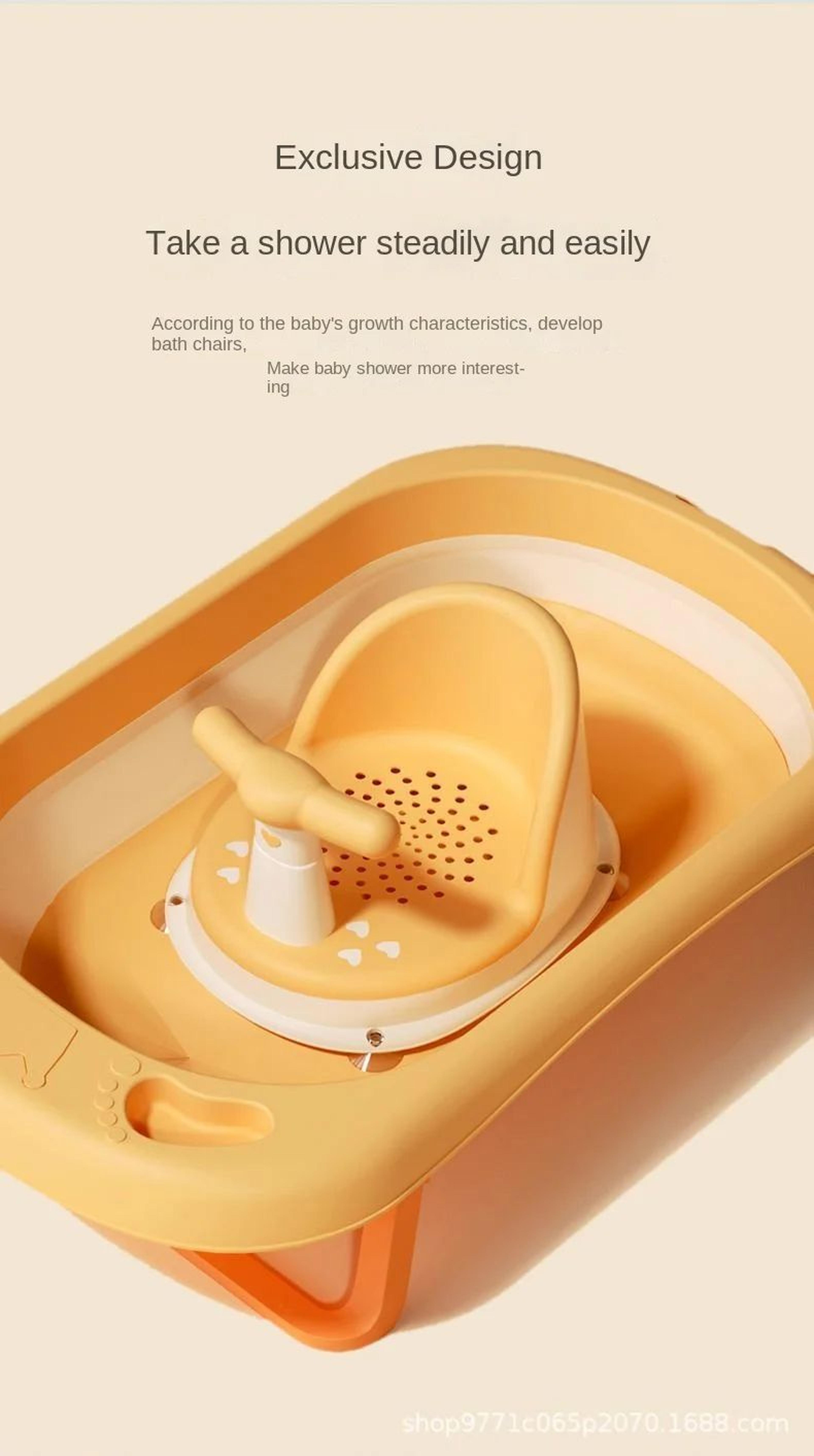 Portable Baby Shower Seat And Stand For Newborns 9