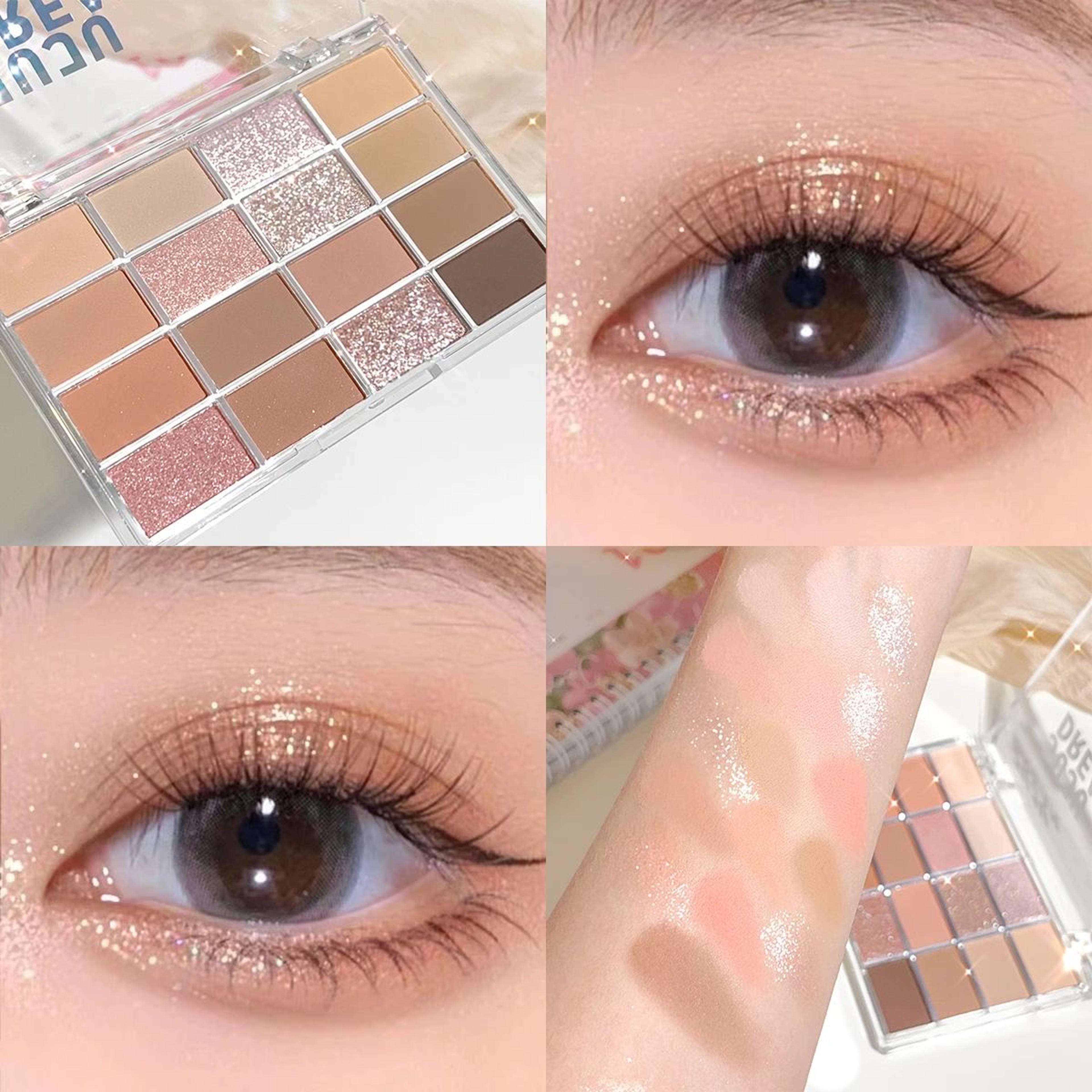 16Color Pearlescent And Matte Eye Shadow Palette 10