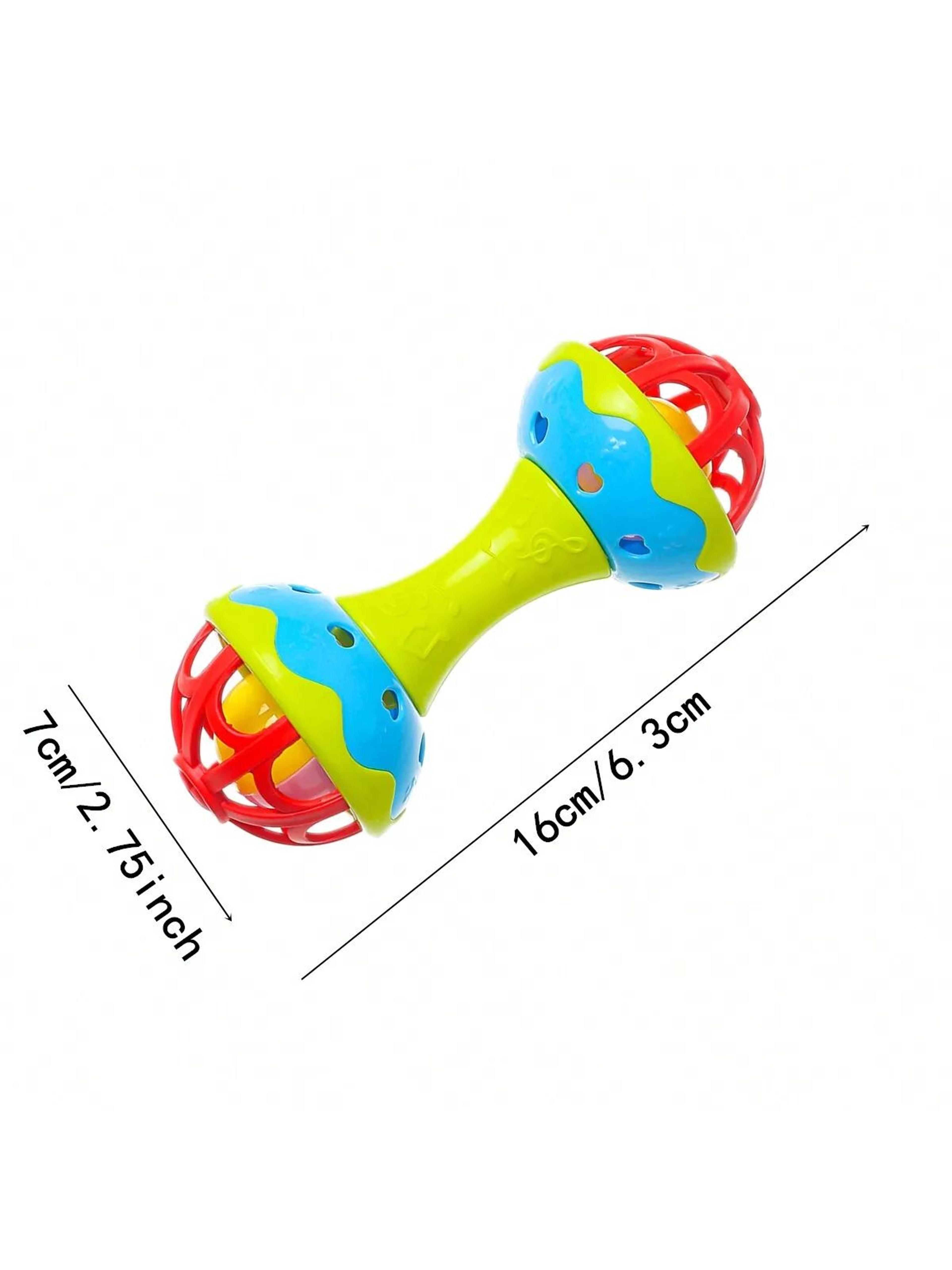 Toddler DoubleHeaded Hand Rattle Toy 1